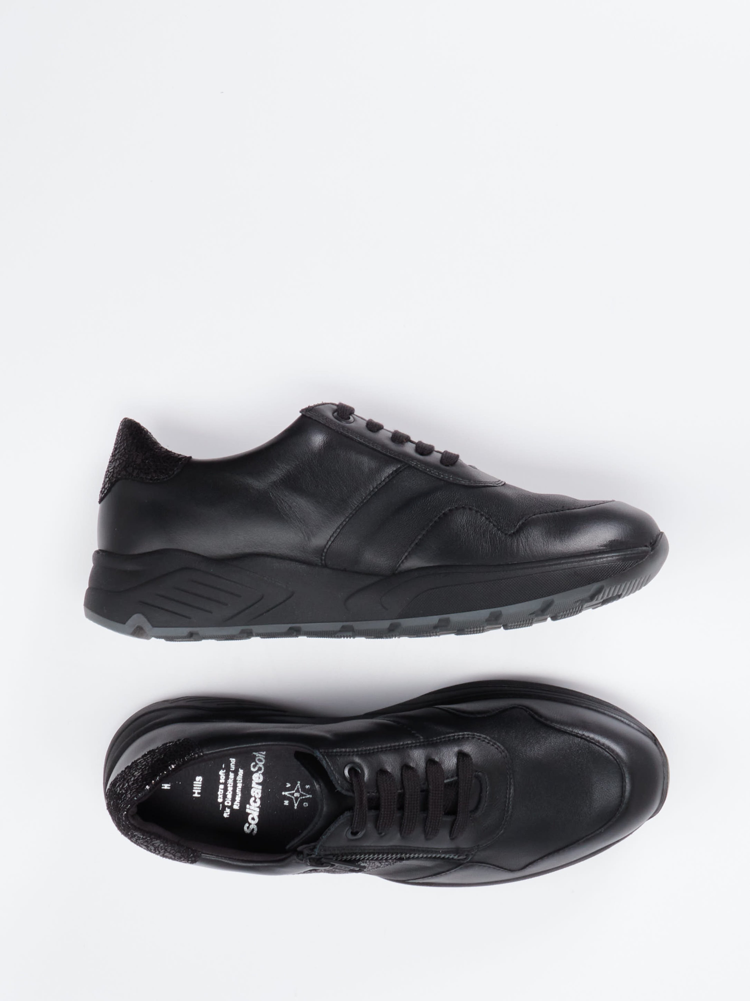 Schnürschuhe für Diabetiker schwarz 2691009003204