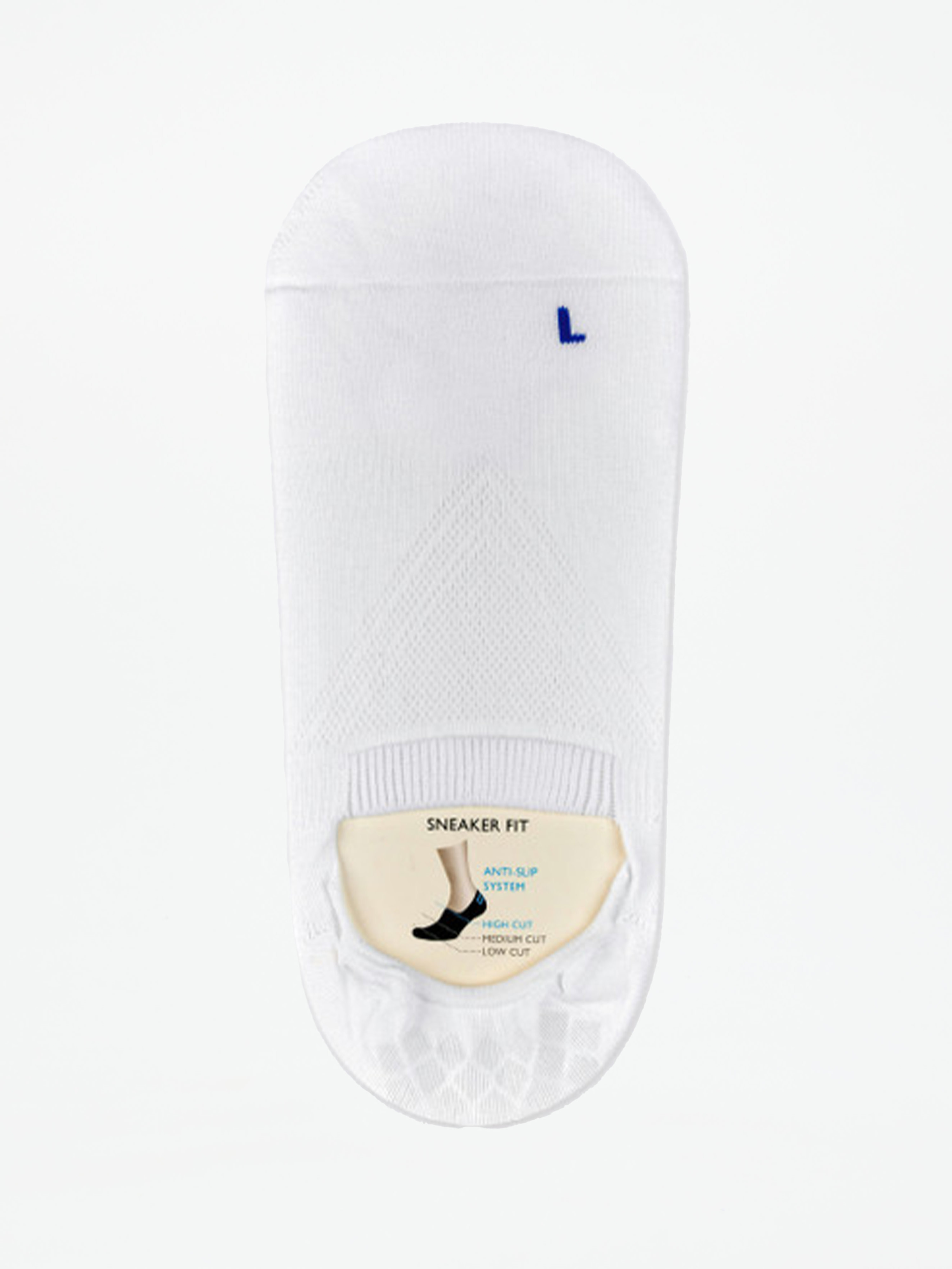 Cool Kick Damen Sneakersocken weiß 9198799001204