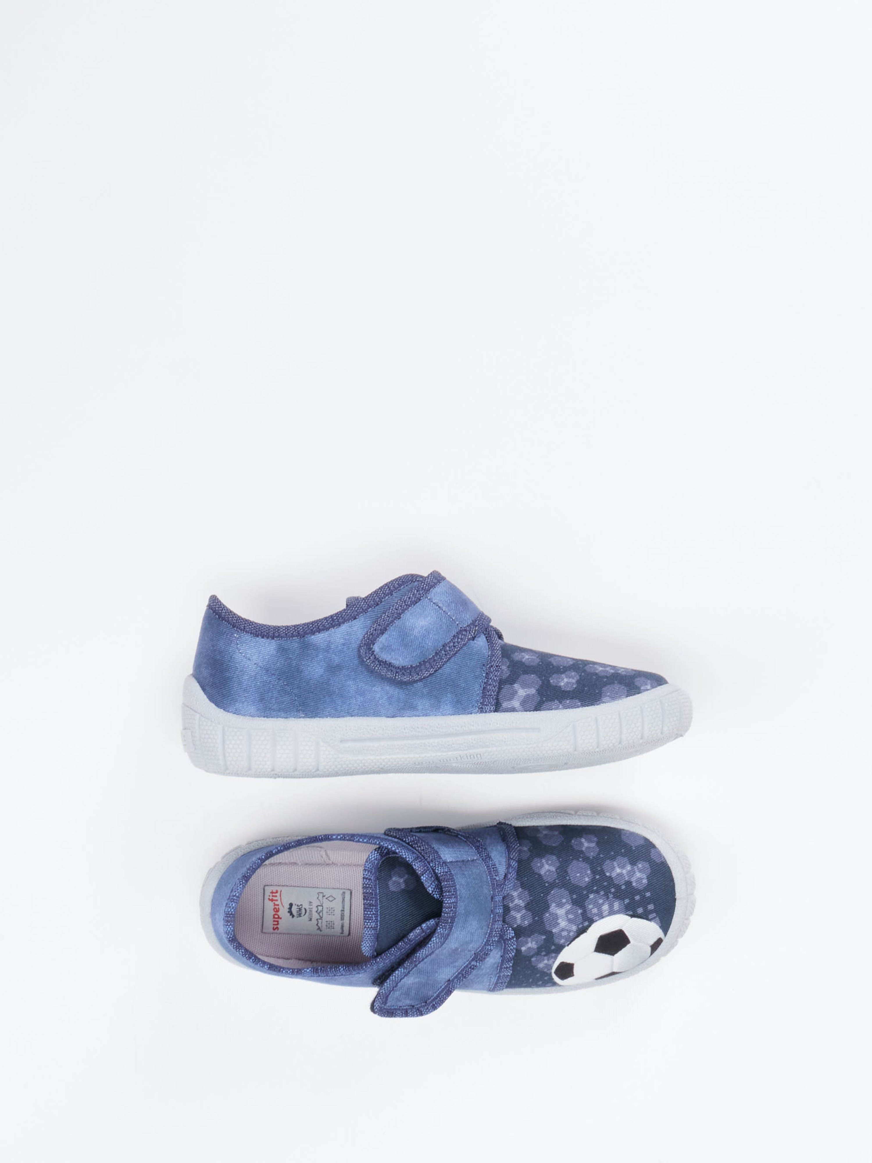 Klett-Hausschuh blau 7616159001704