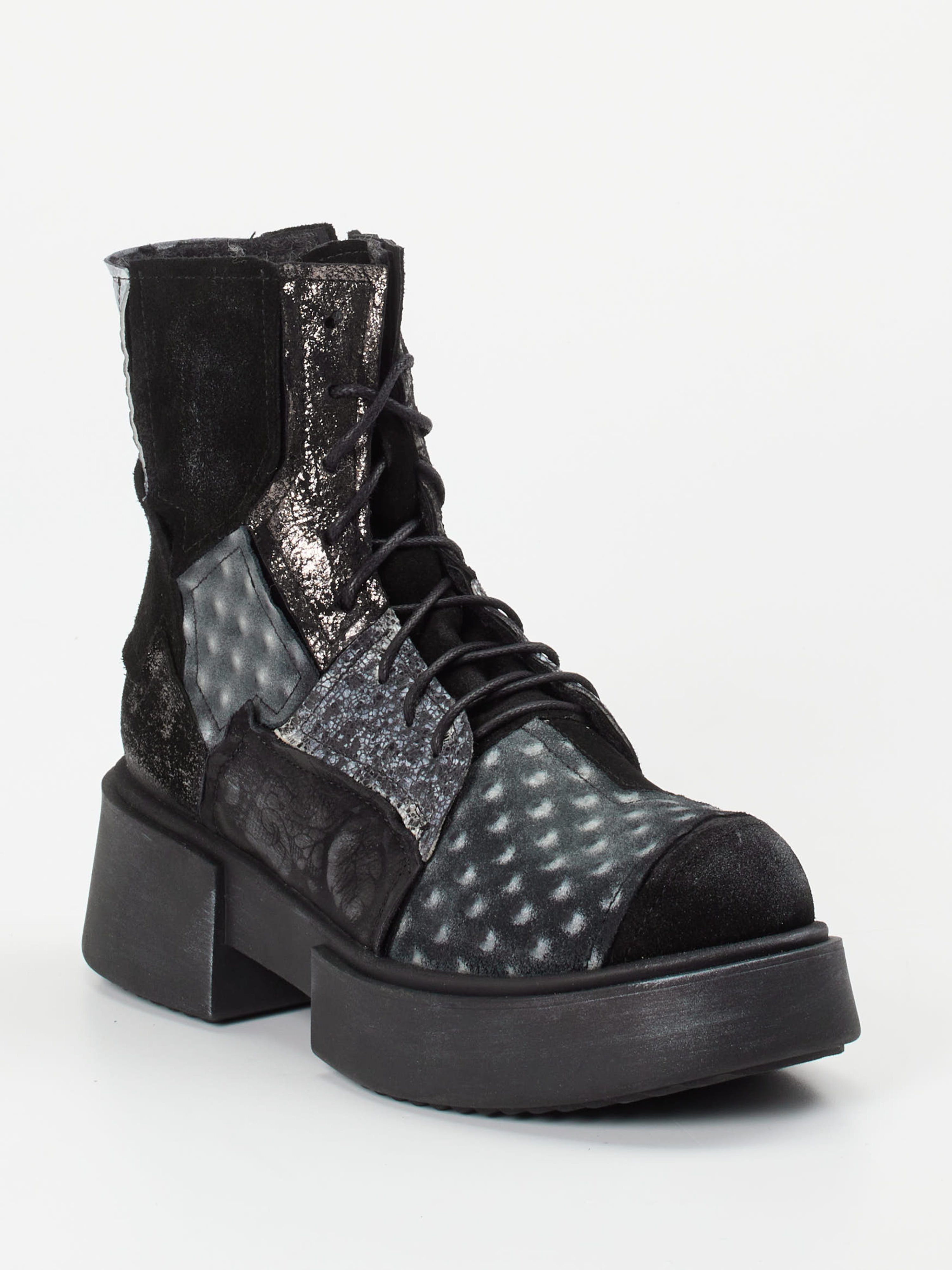Schnürstiefelette schwarz 1727004000106