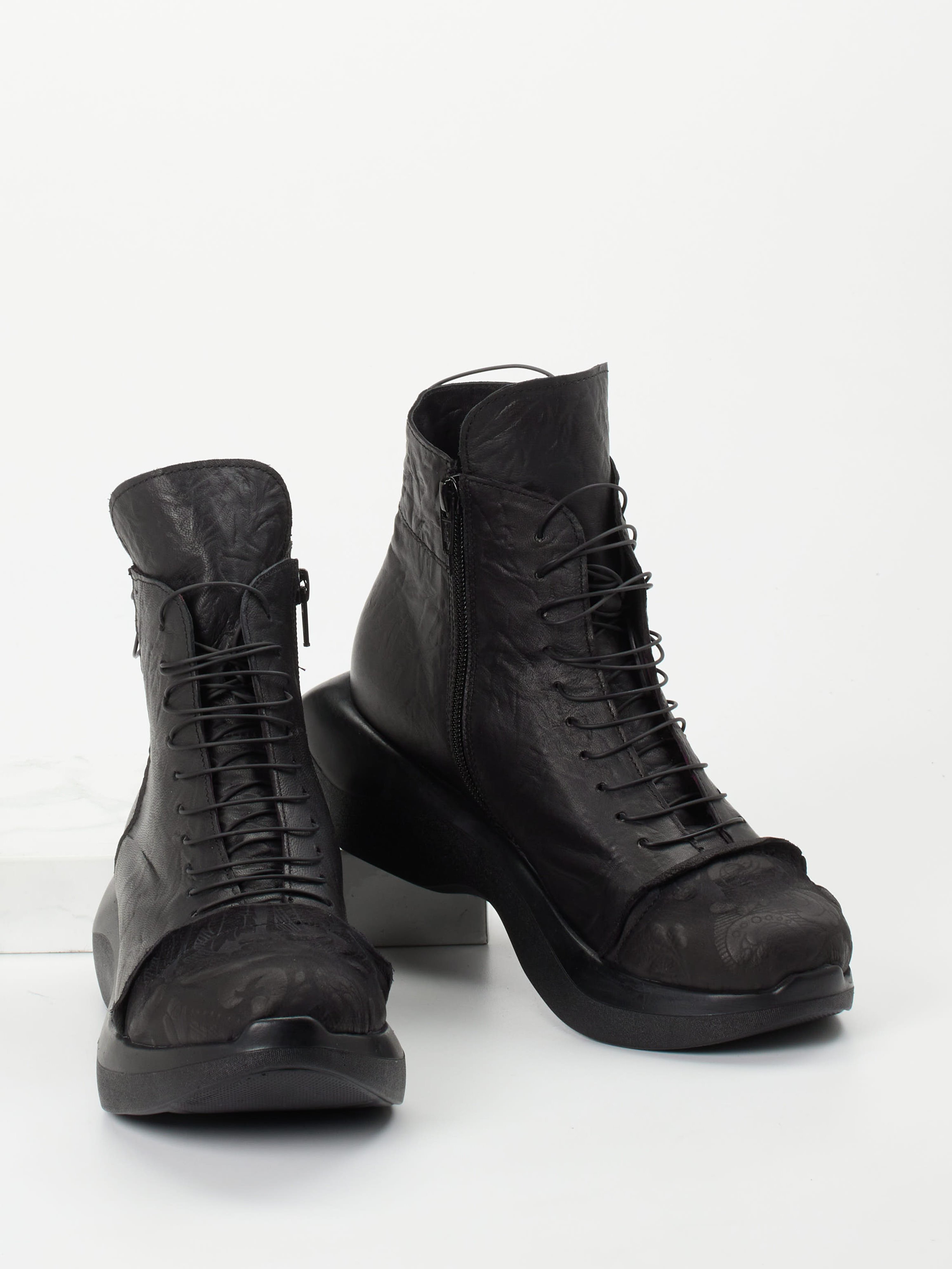 Schnürstiefelette schwarz 1705009004304