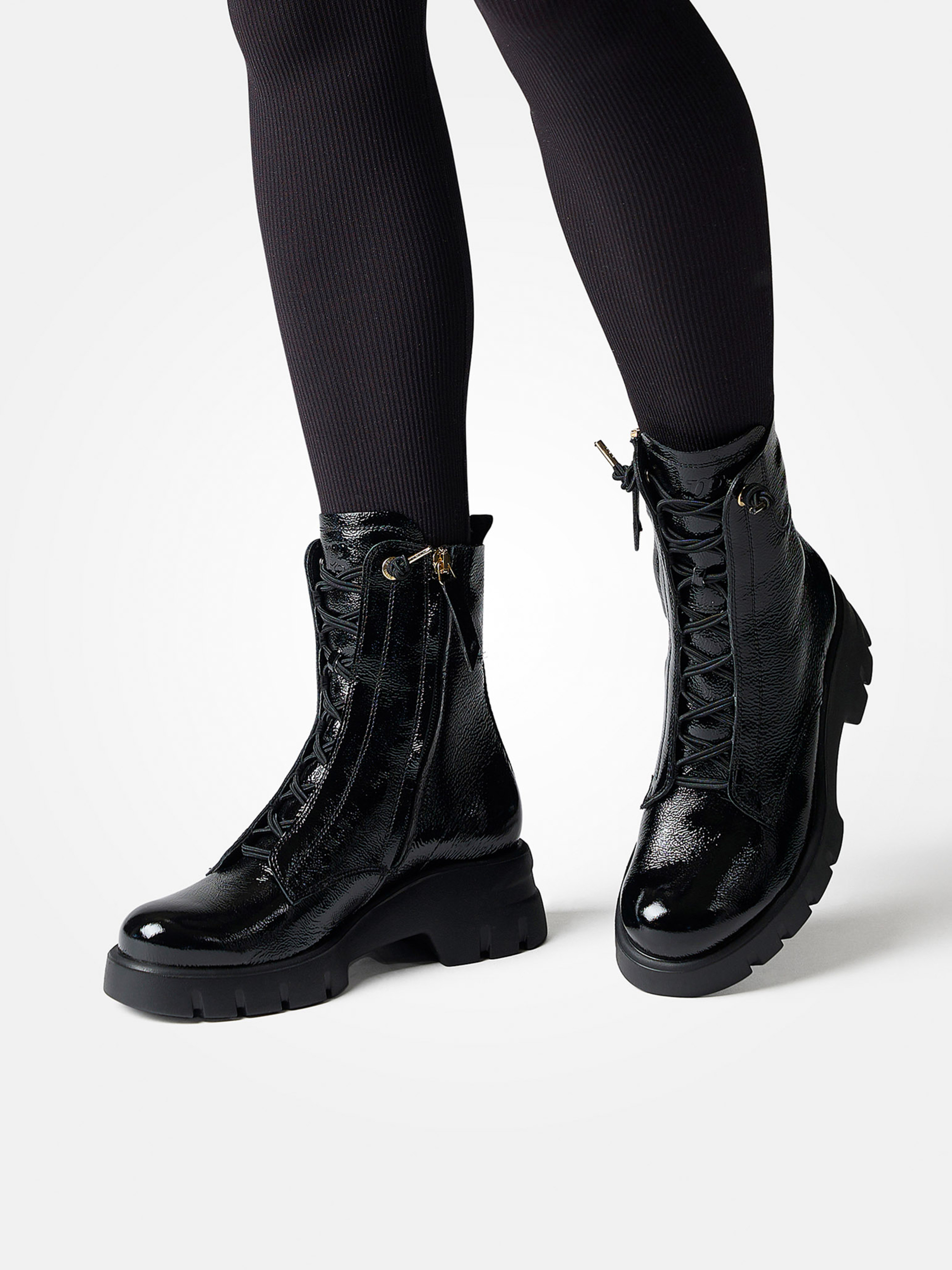Schnürstiefelette schwarz 1725009009702