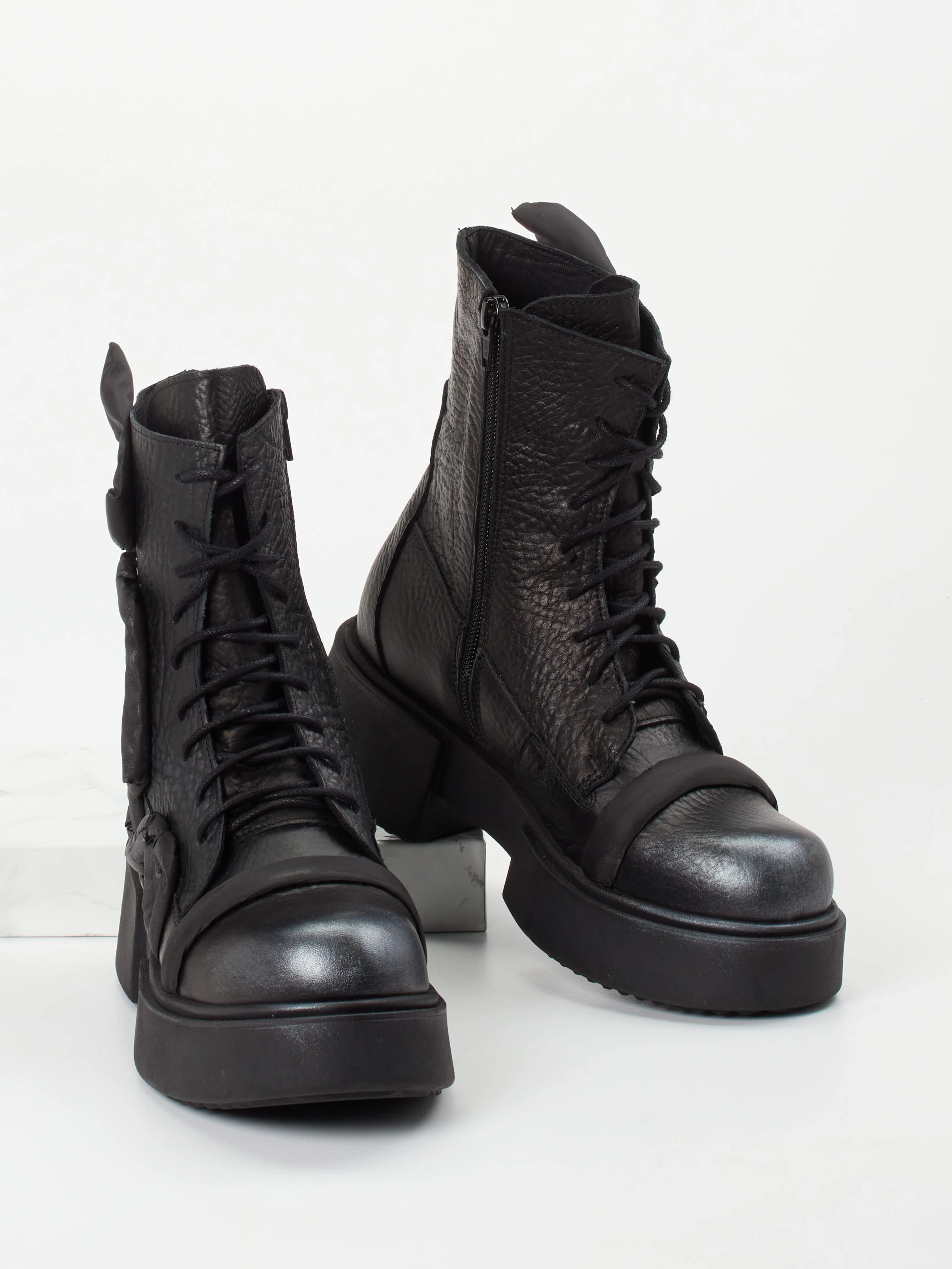 Schnürstiefelette schwarz 1727009003404