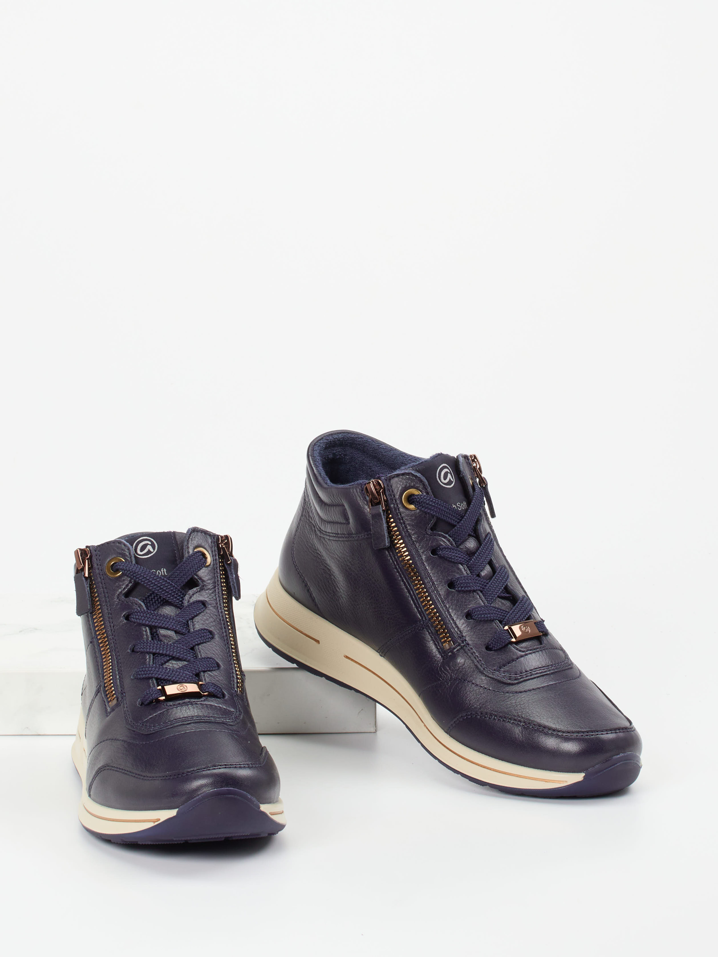 Schnürstiefelette blau 2751109012004