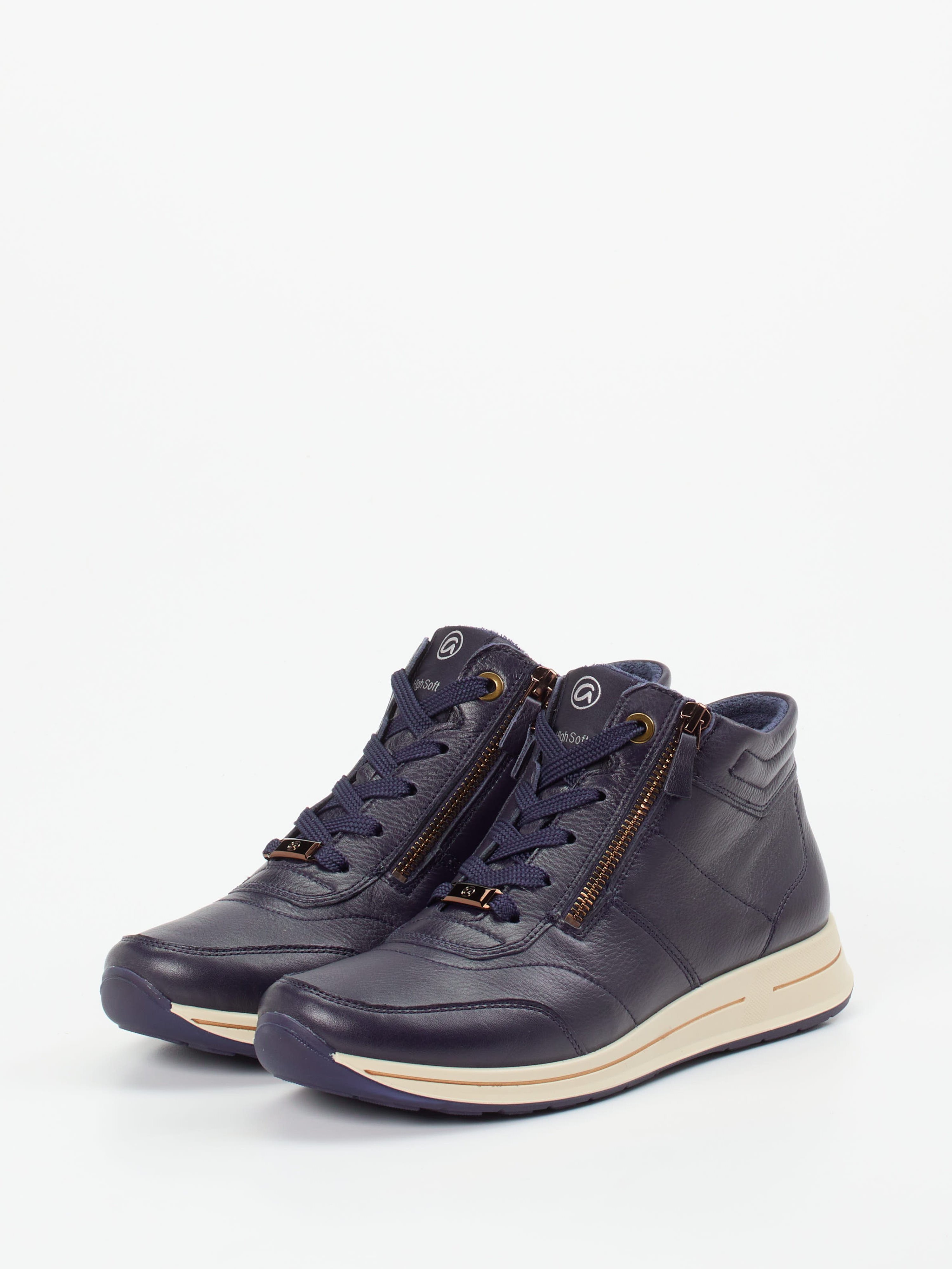 Schnürstiefelette blau 2751109012002