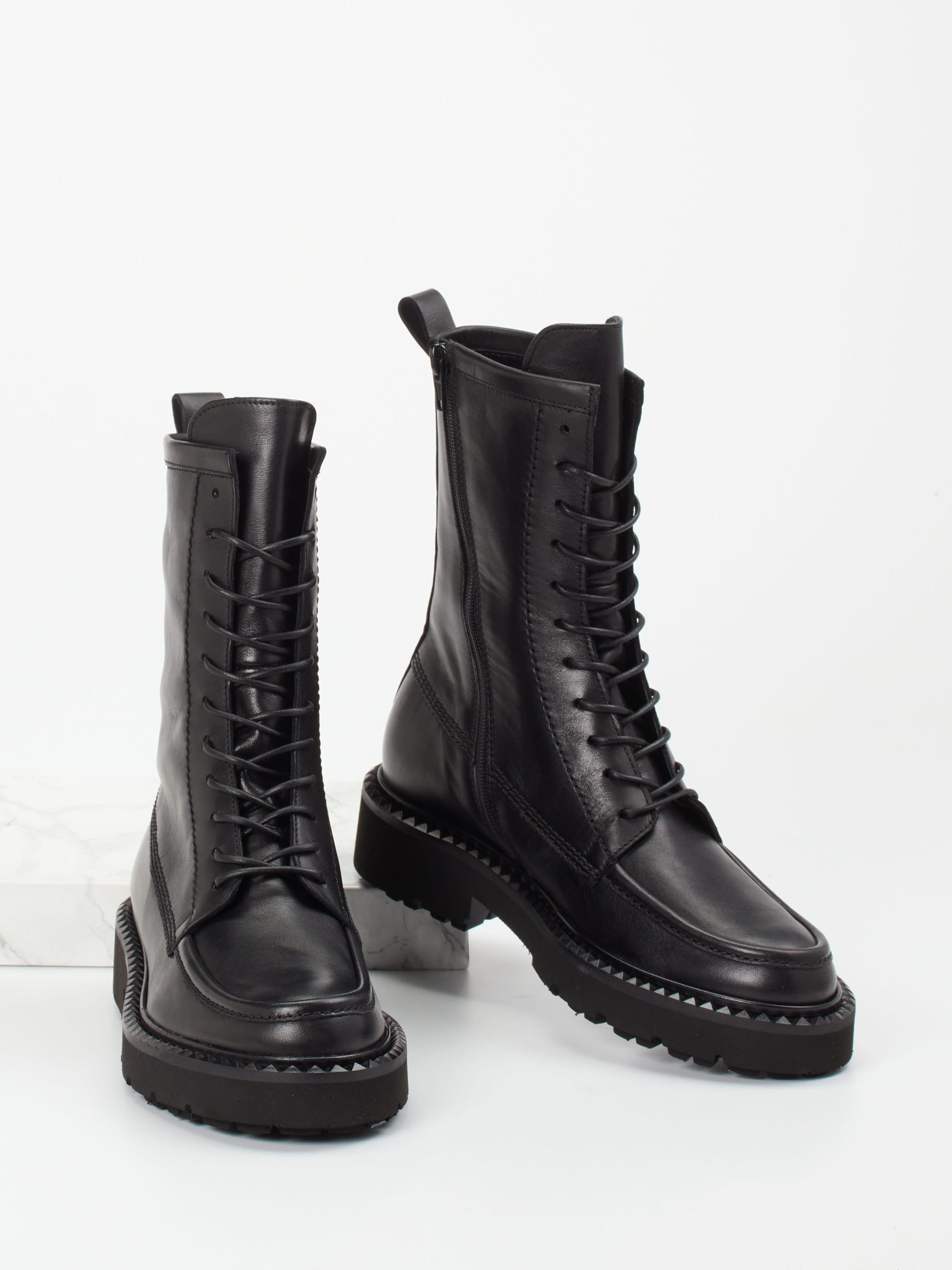 Schnürstiefelette schwarz 1723009017604