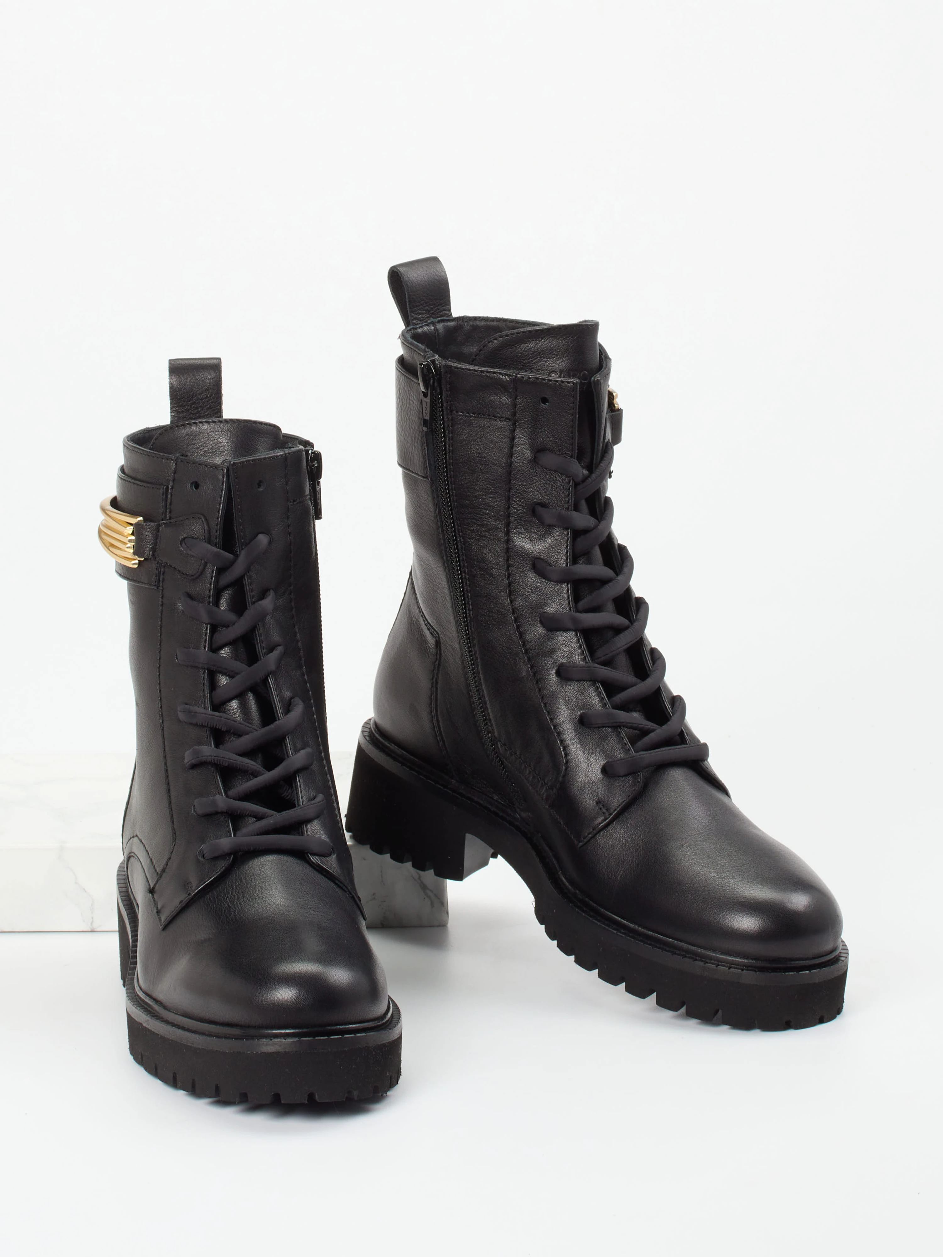 Schnürstiefelette schwarz 1725009009904