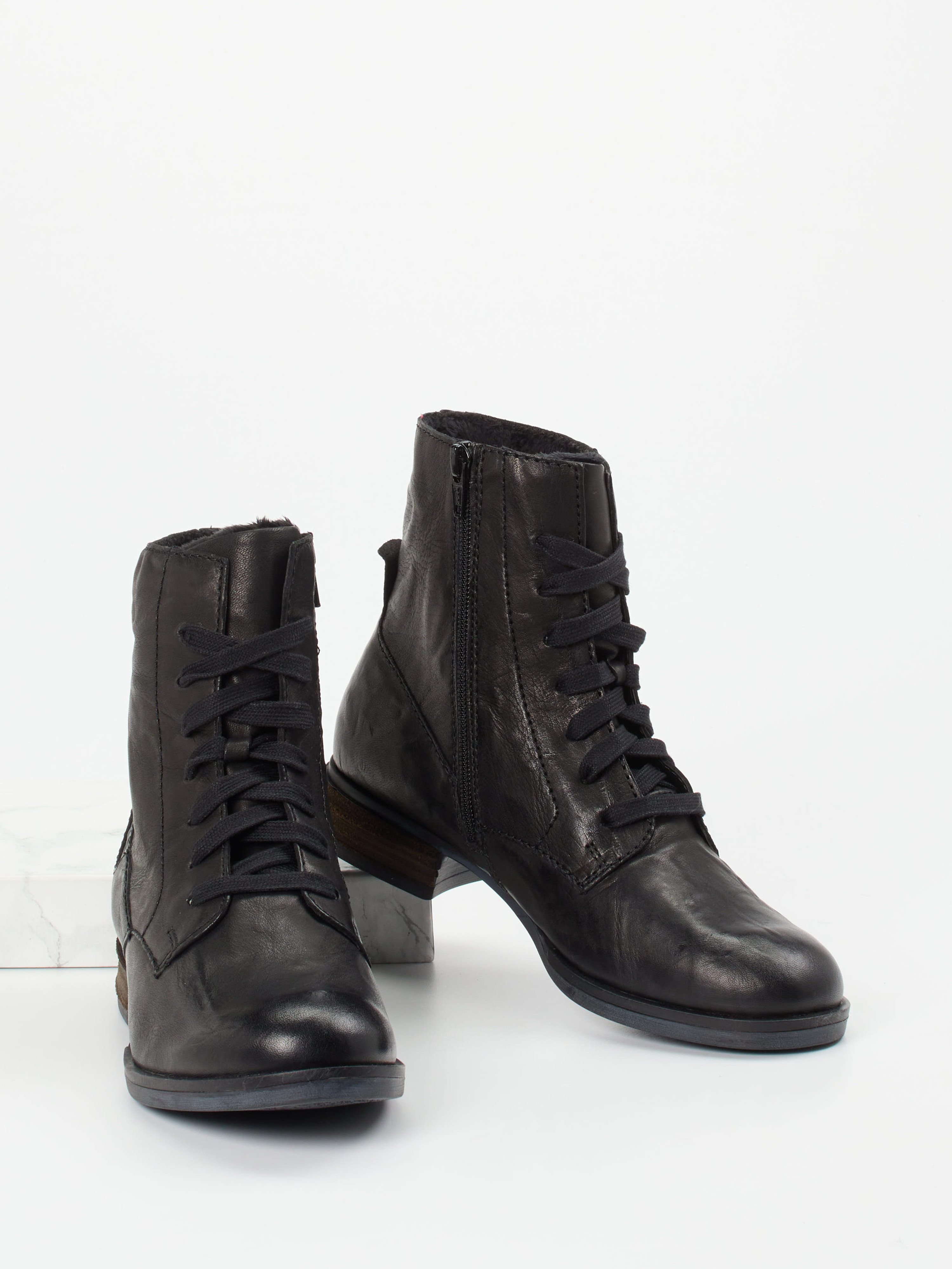 Schnürstiefelette schwarz 1723009018204