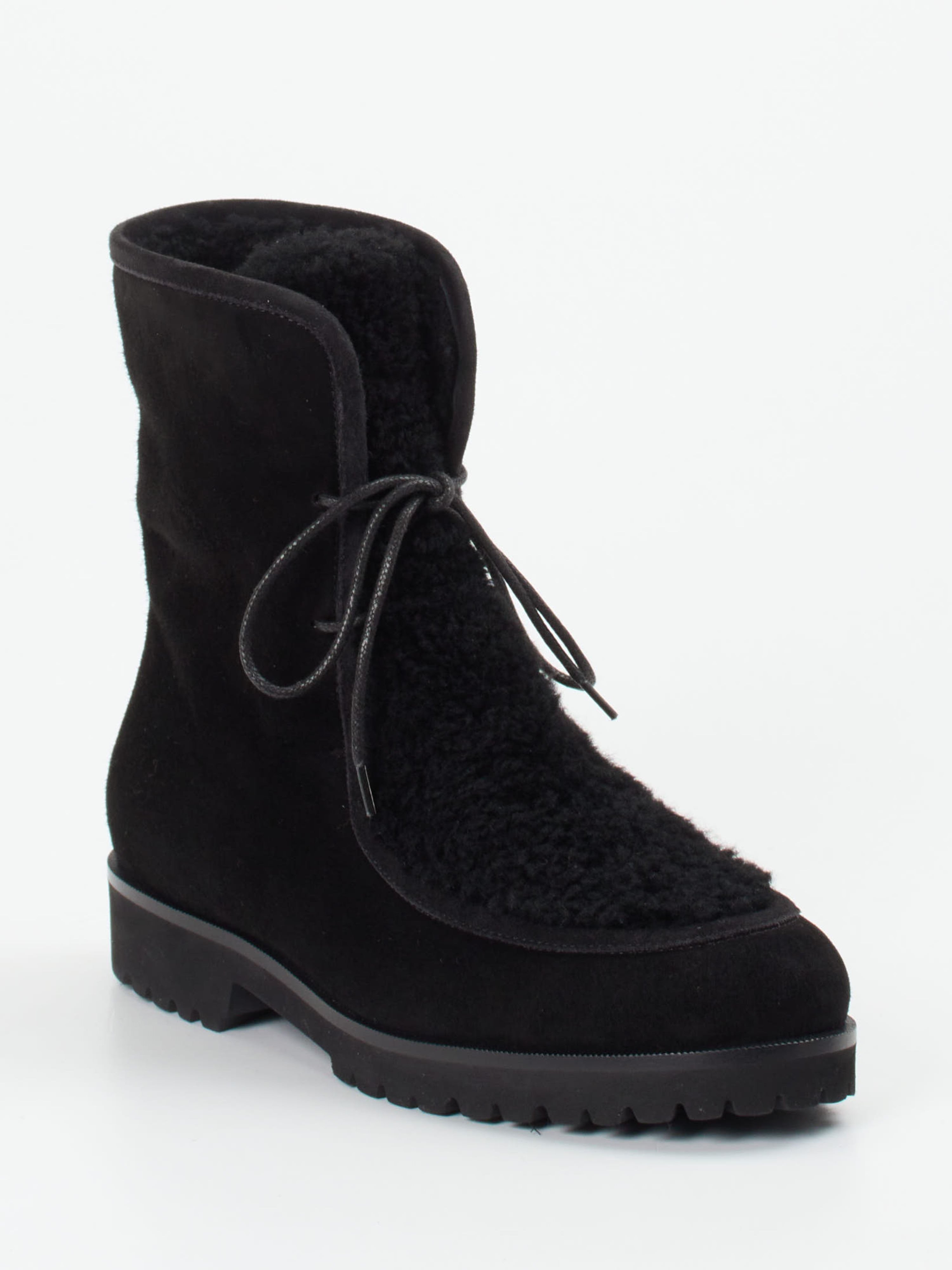 Schnürstiefelette schwarz 1823009010406