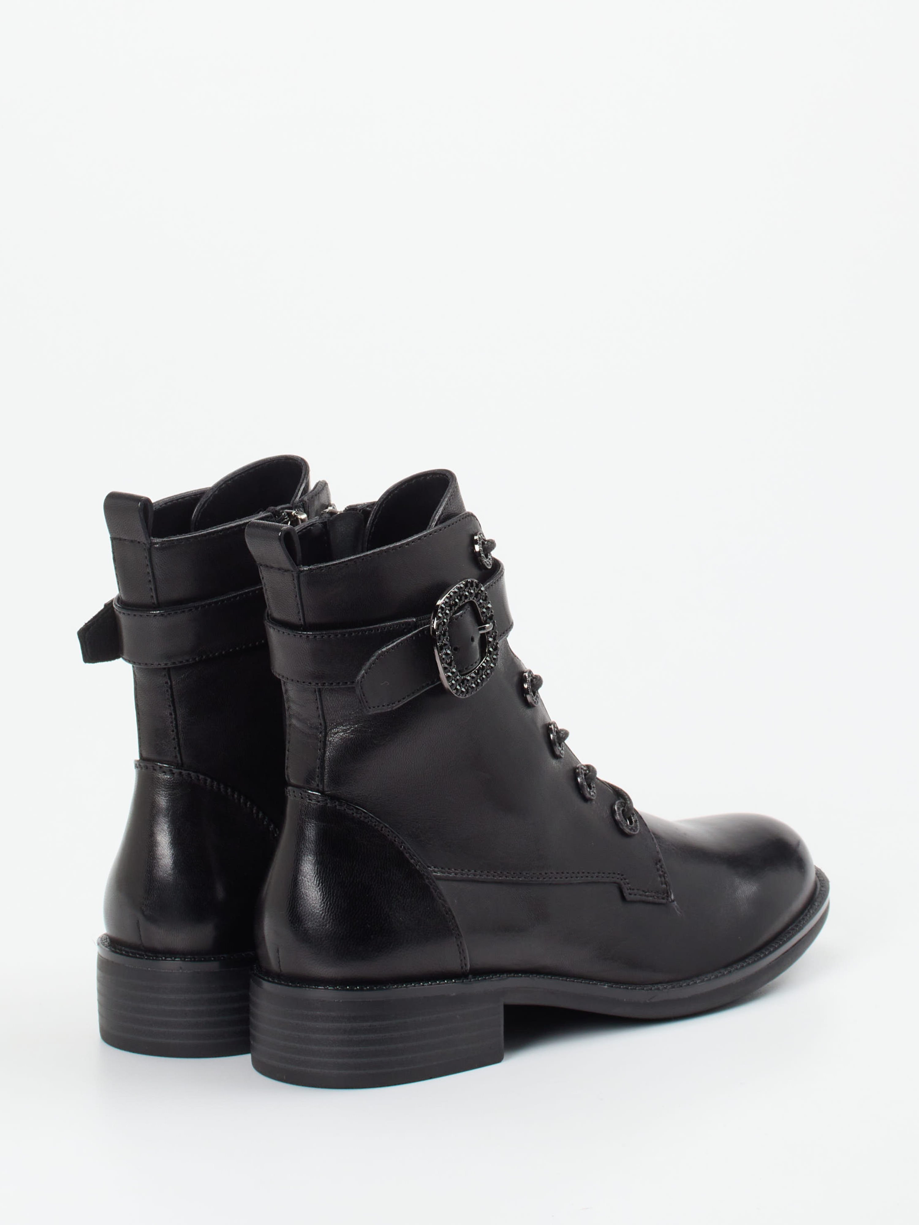 Schnürstiefelette schwarz 1723009018403