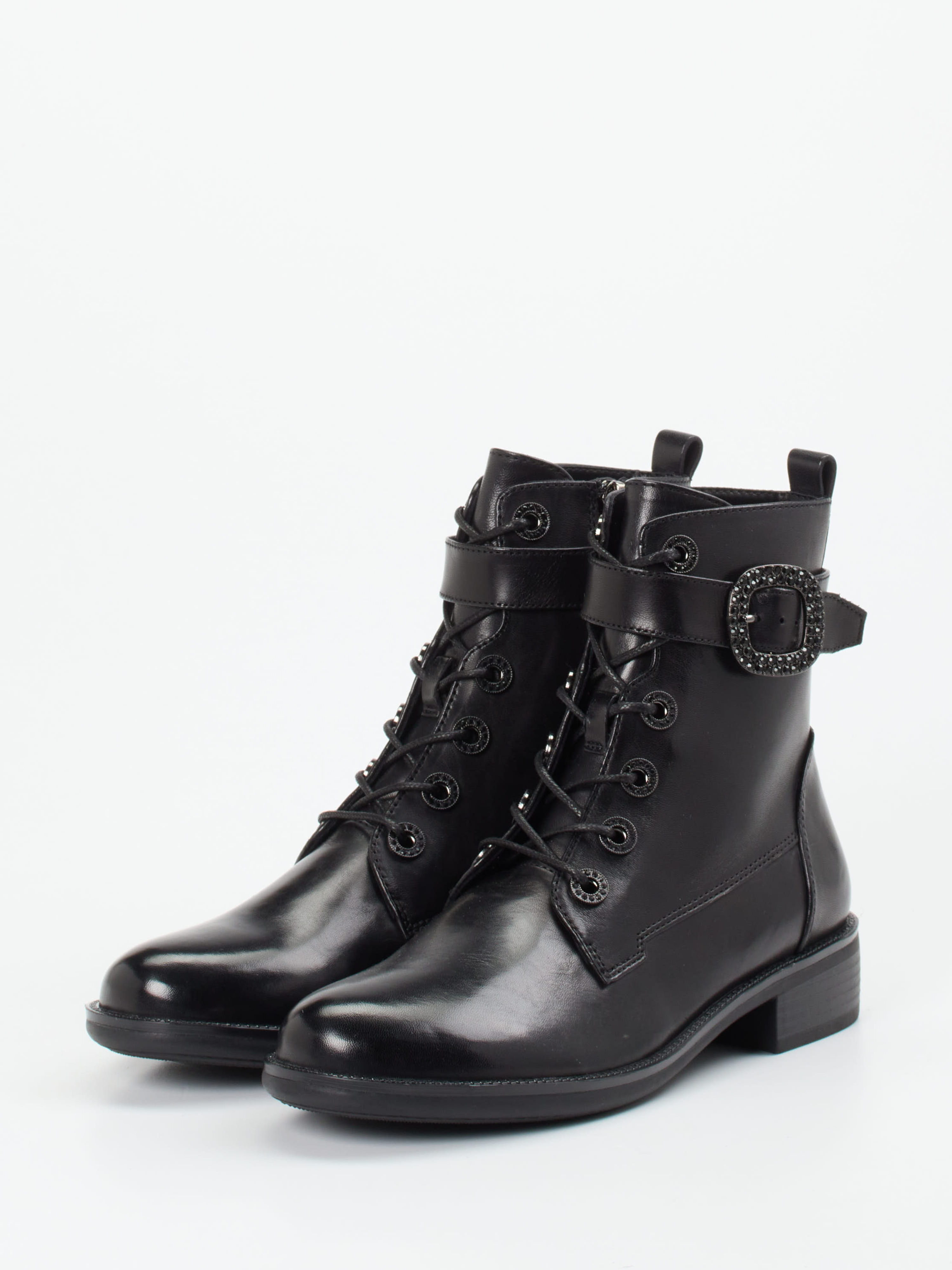 Schnürstiefelette schwarz 1723009018402