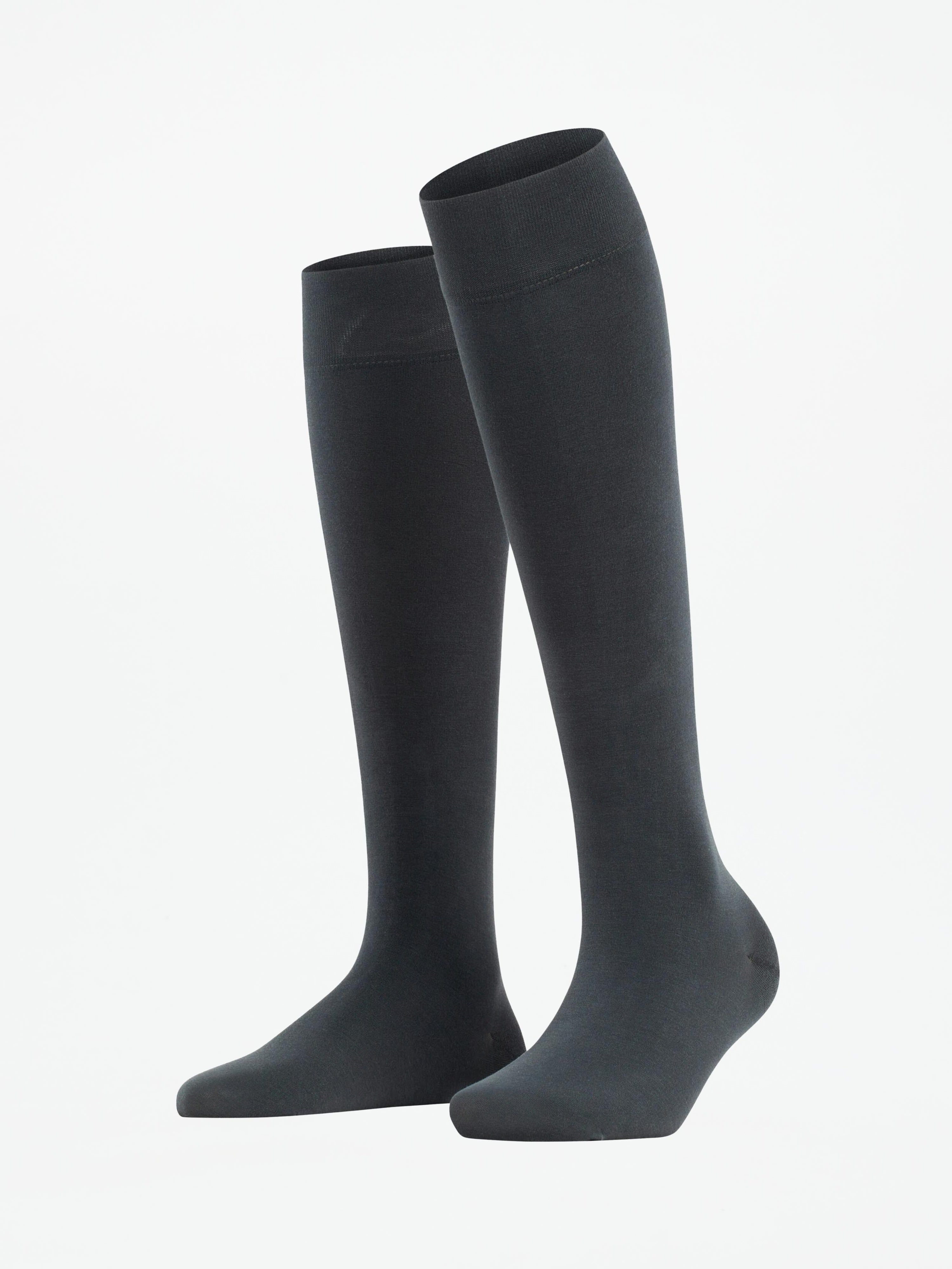 Fine Softness 50 Den Damen Kniestrümpfe grau 9160409000406