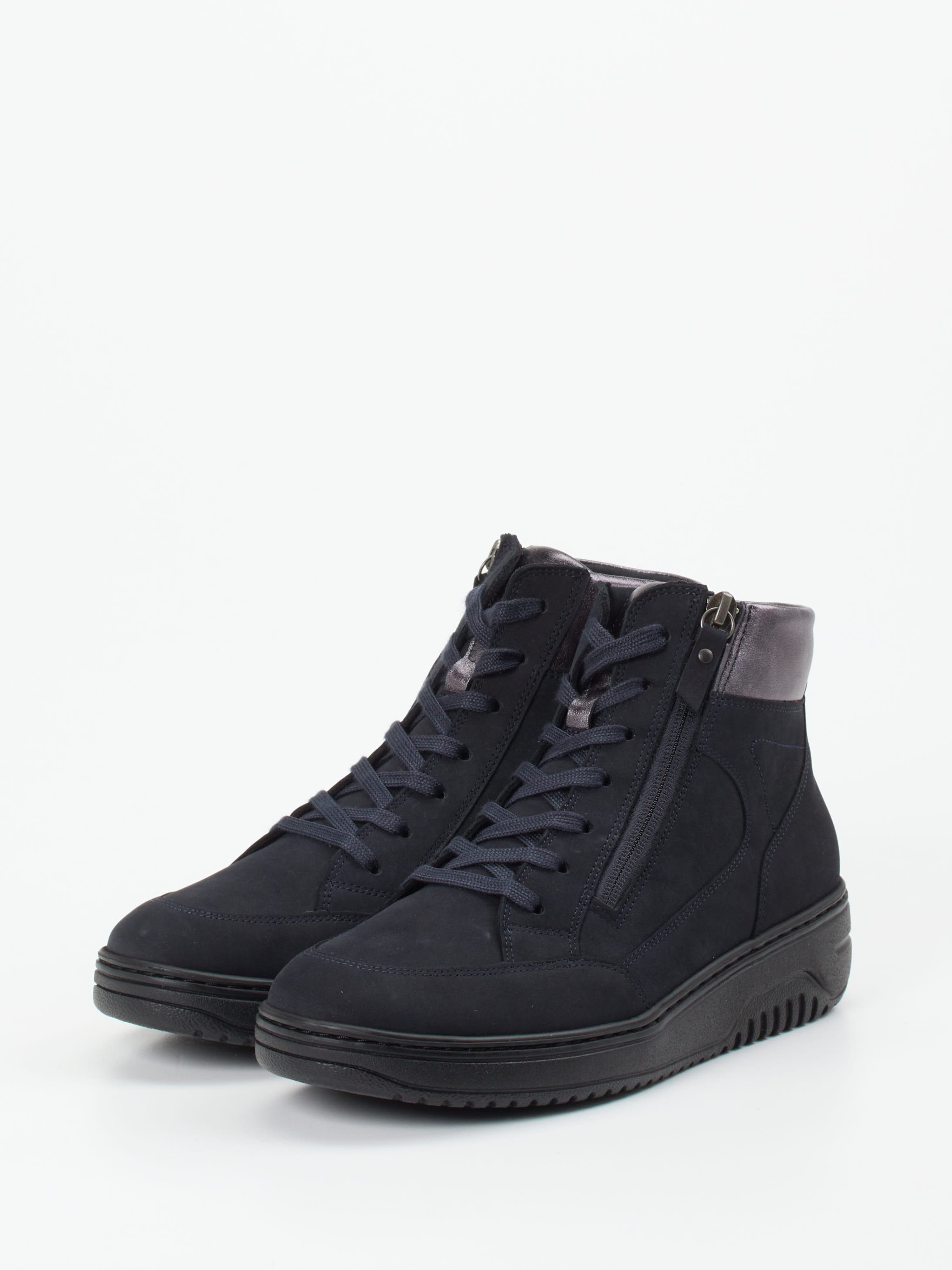 Schnürstiefelette blau 2751109012202