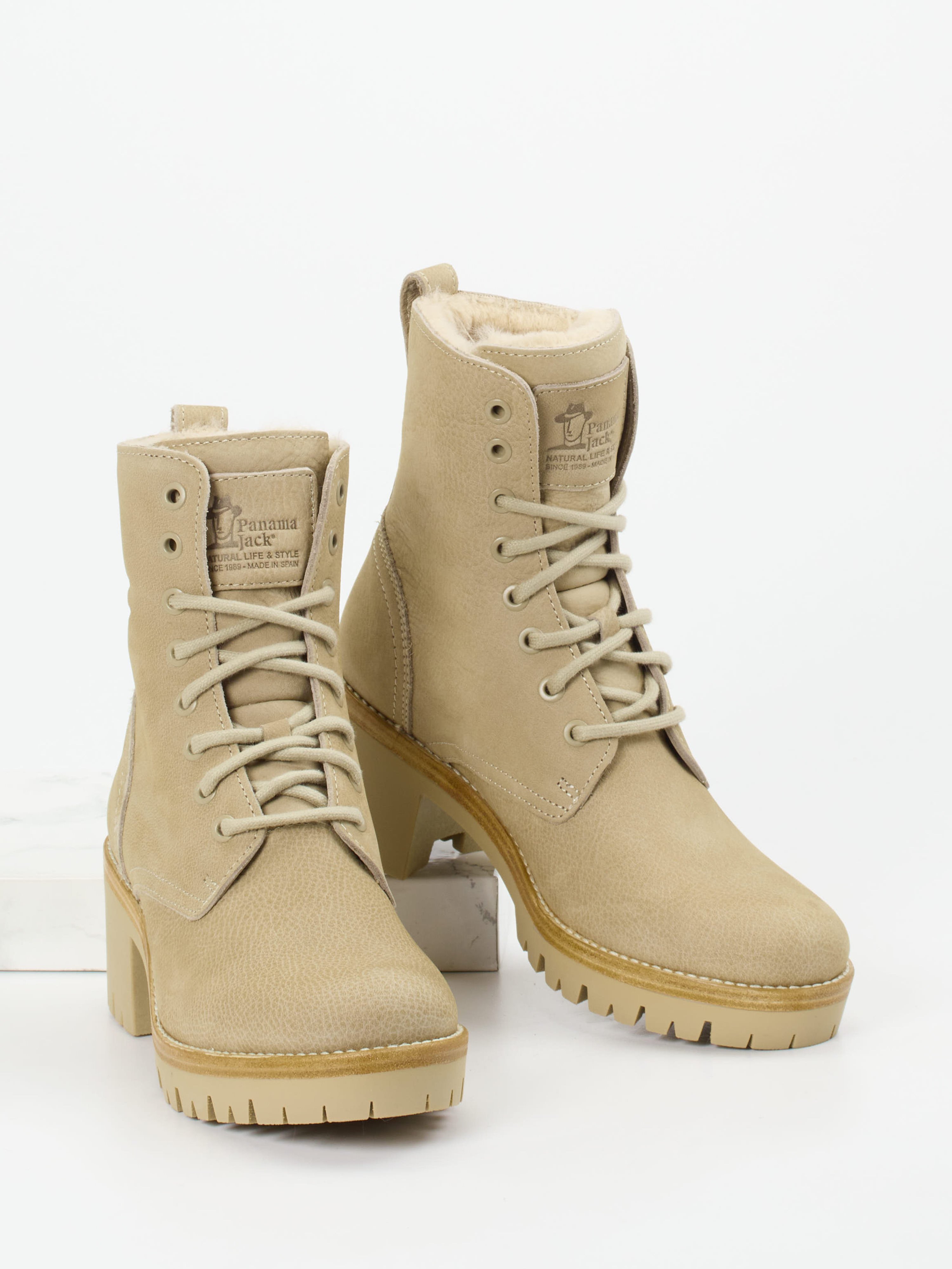 Schnürstiefelette Padma B10 beige 1827349000104