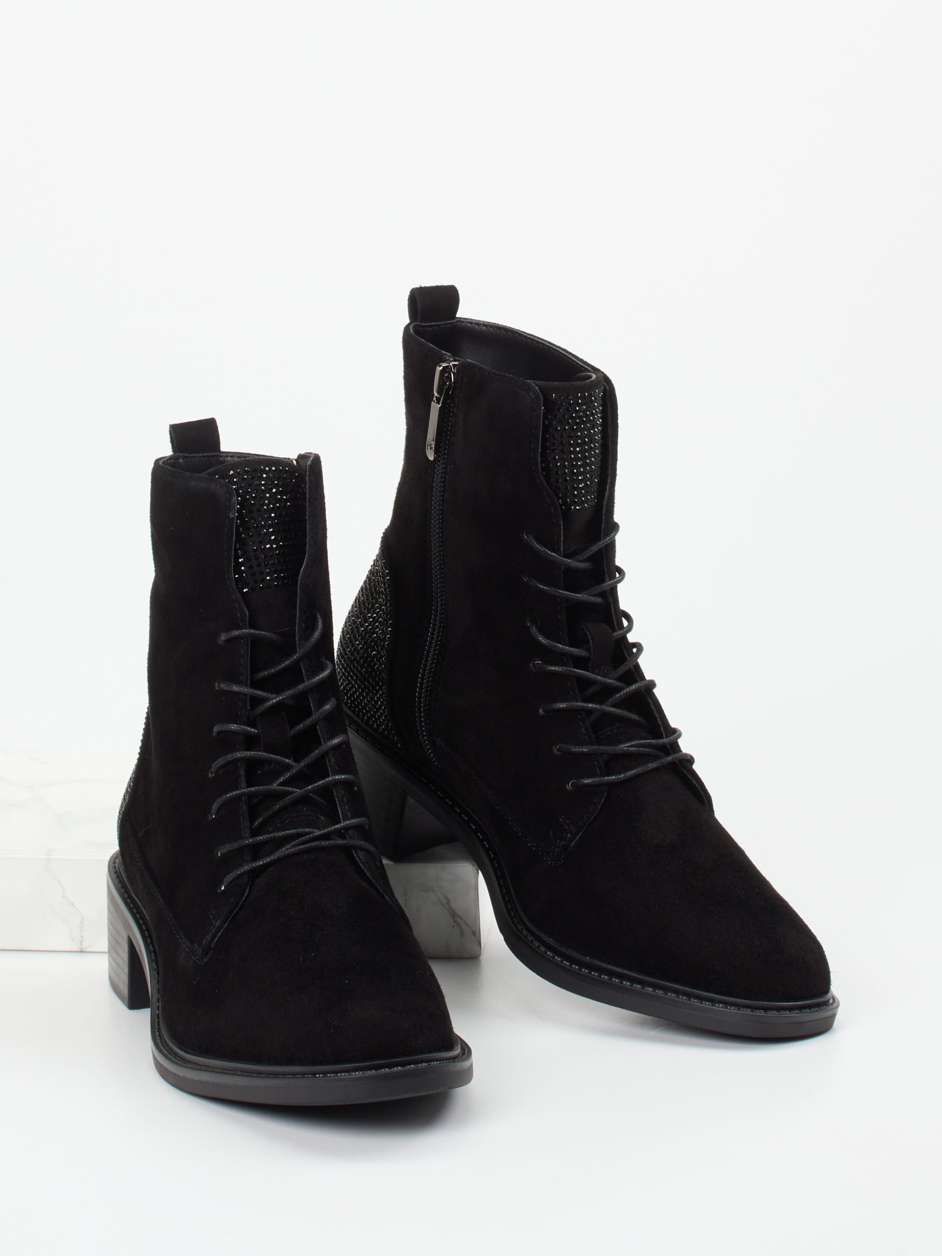 Schnürstiefelette schwarz 1725009010104