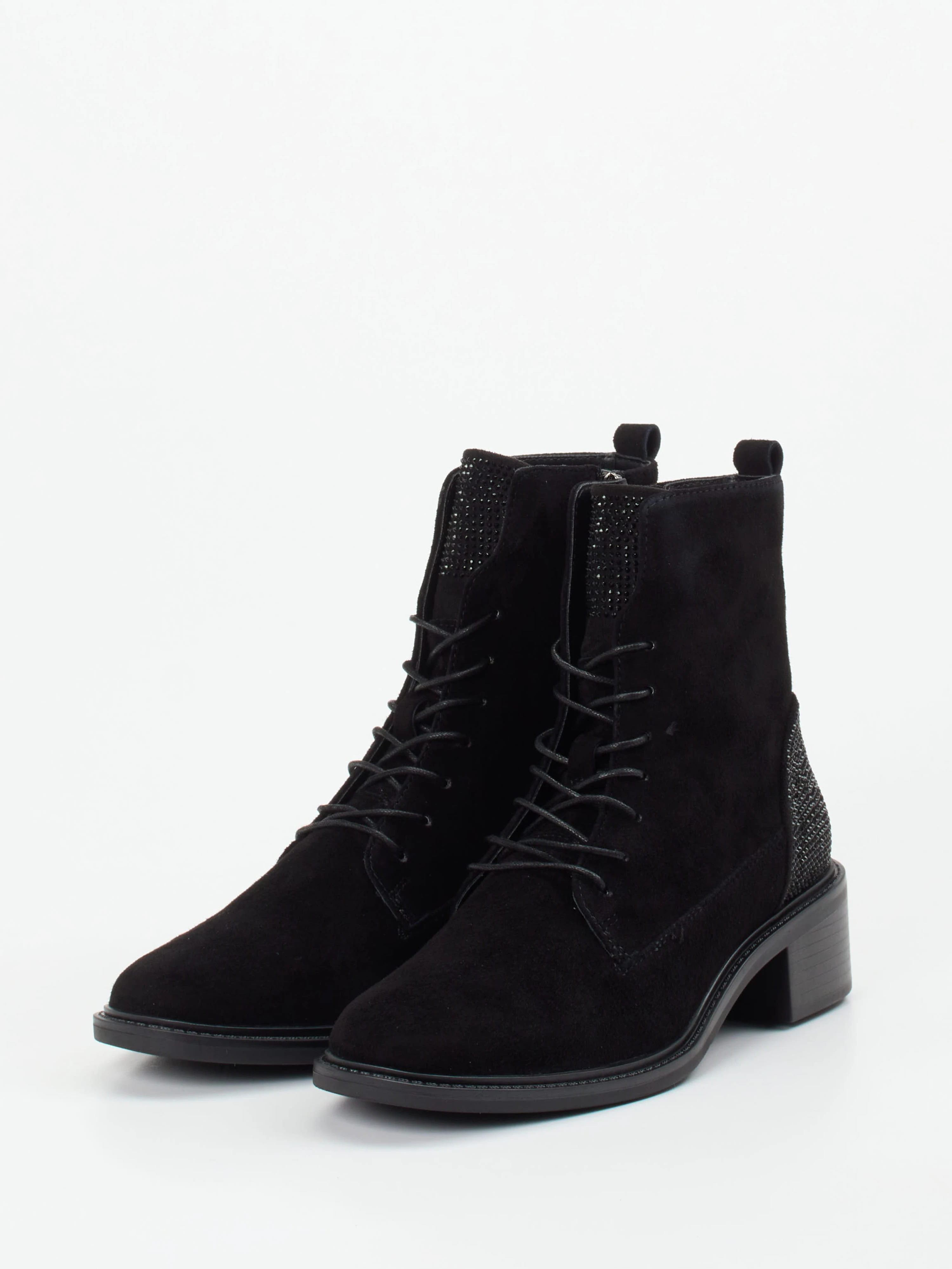 Schnürstiefelette schwarz 1725009010102
