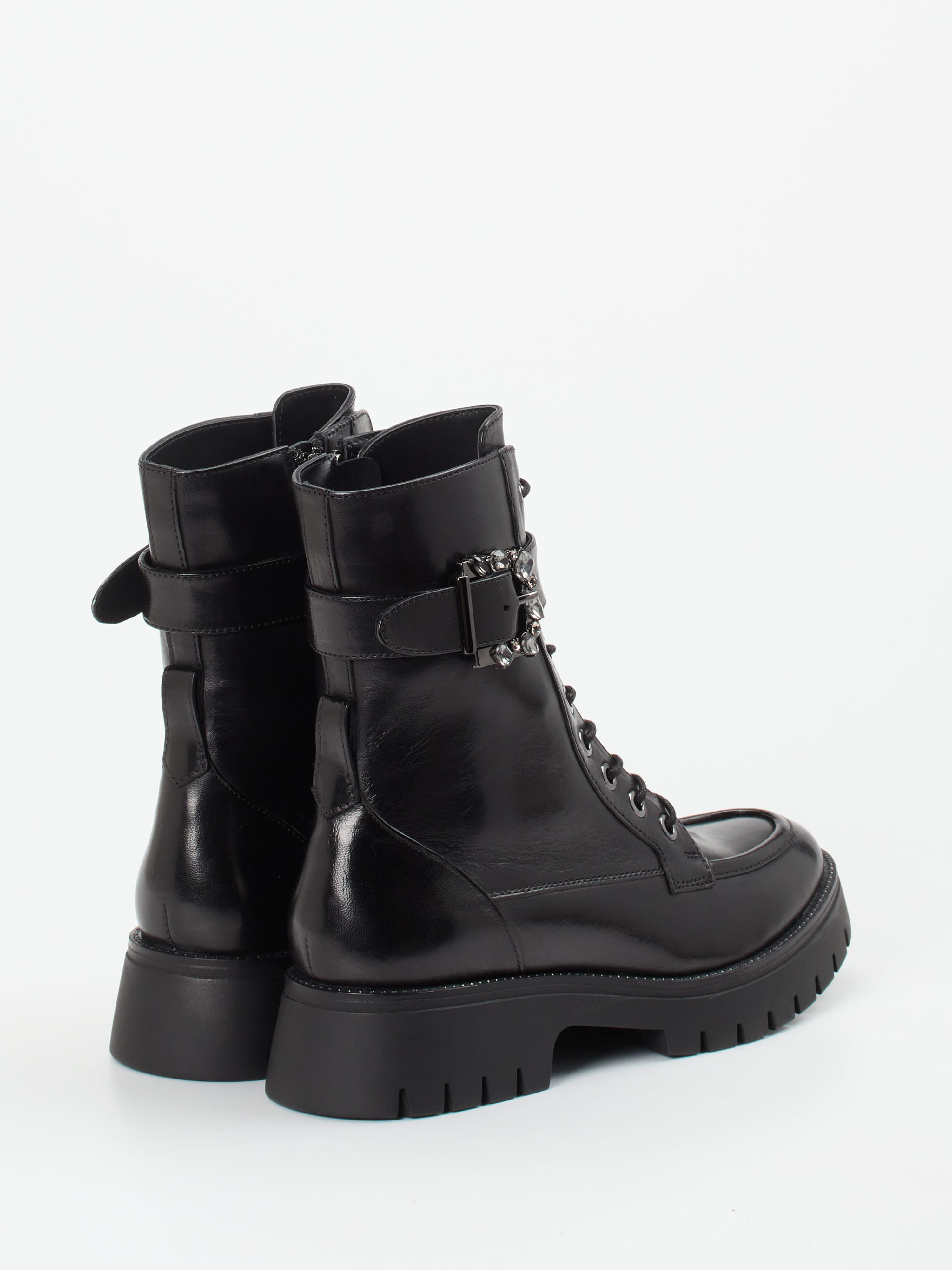 Schnürstiefelette schwarz 1725009010003