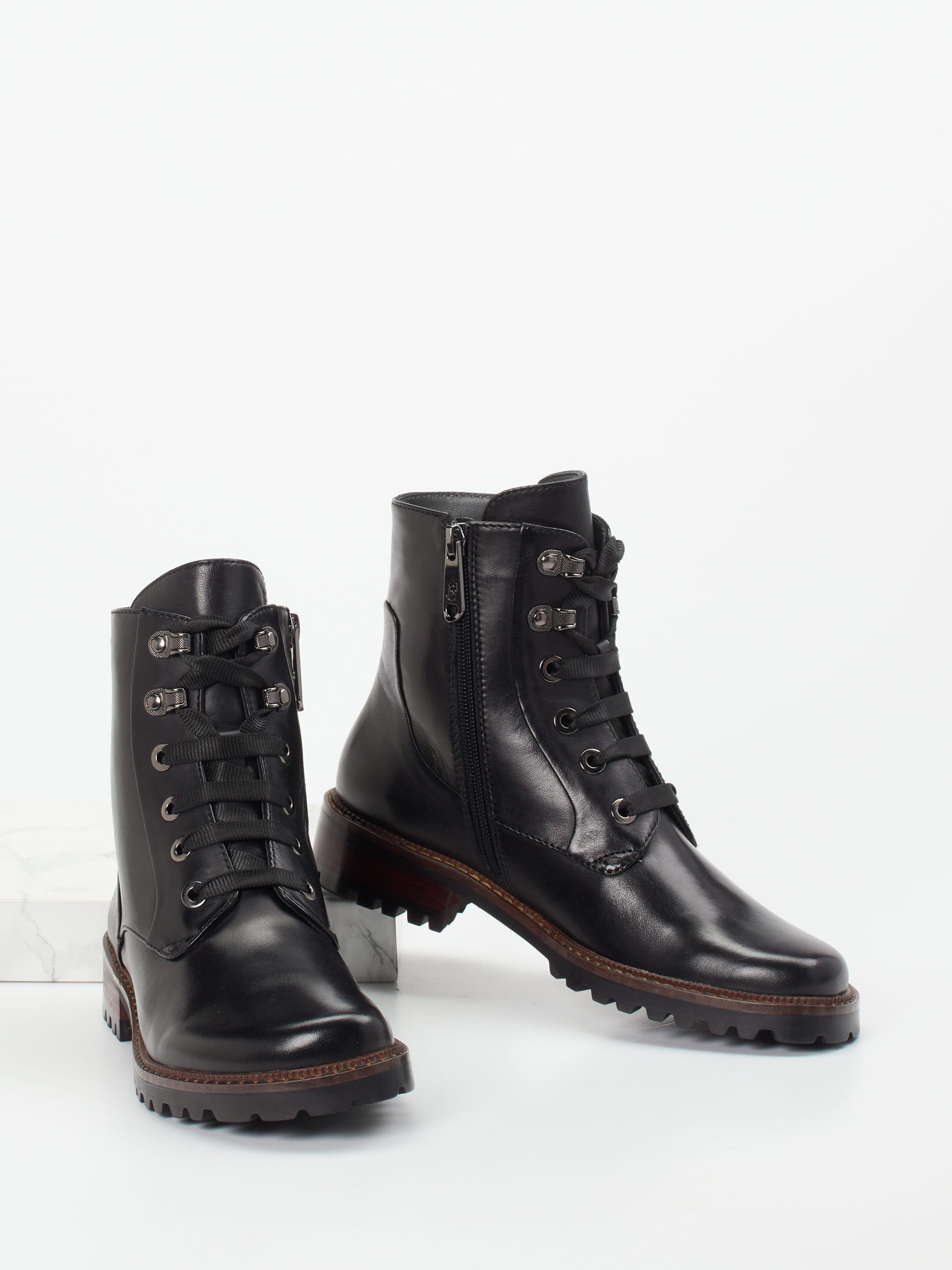 Schnürstiefelette schwarz 1723009018104