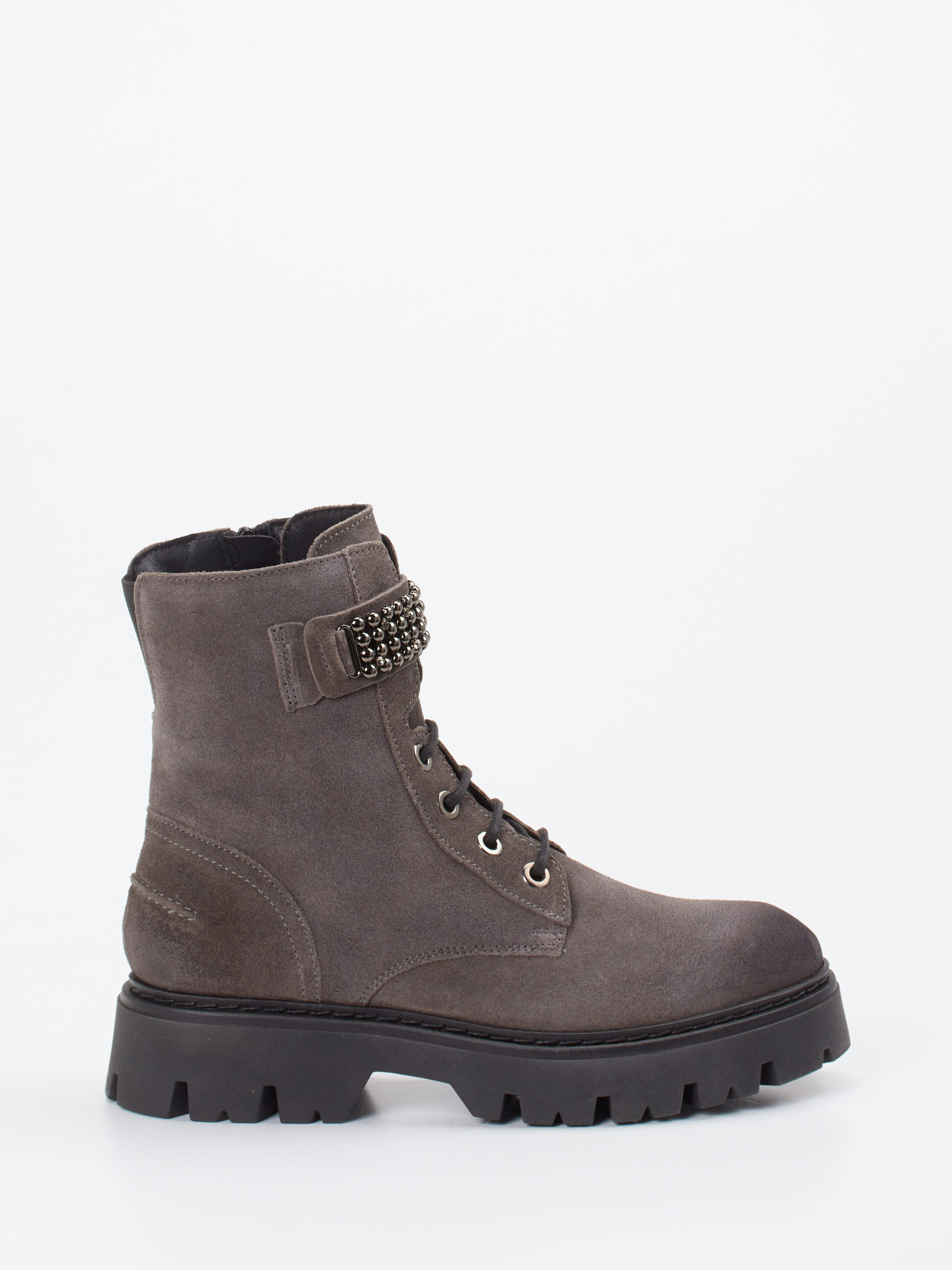 Schnürstiefelette grau 1725409000301