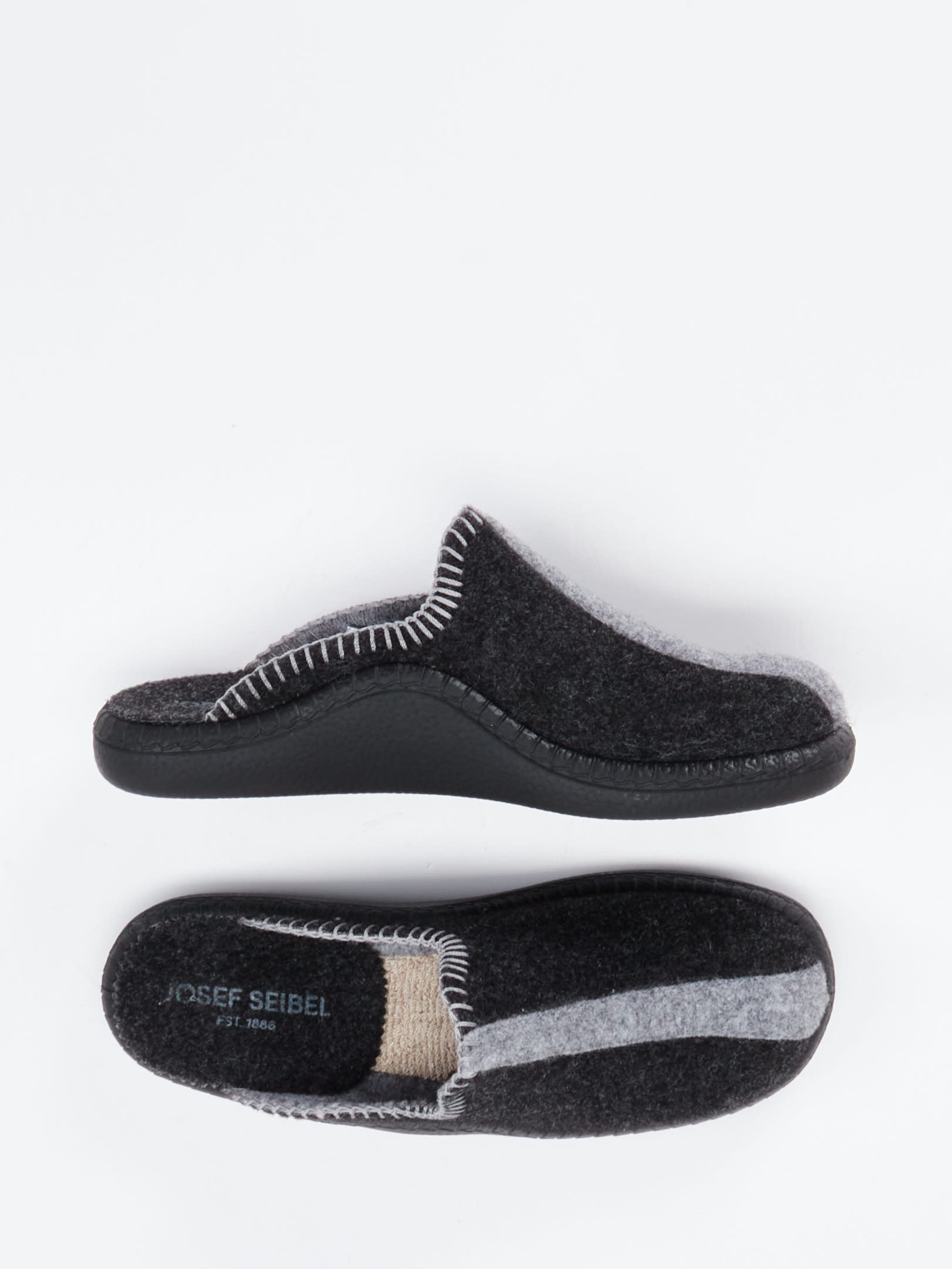 Hausschuh grau 7163409012004