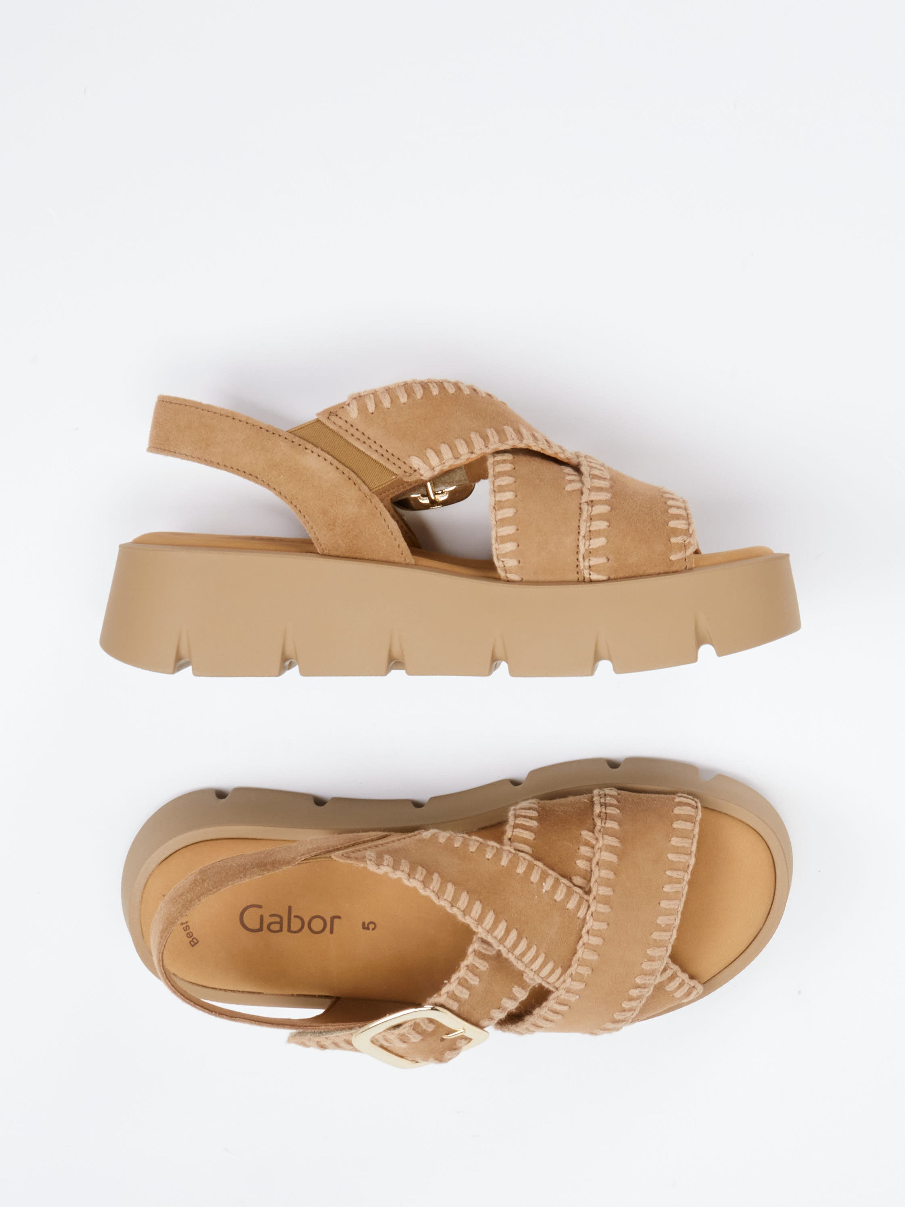 Keilsandalette braun 1257289000904