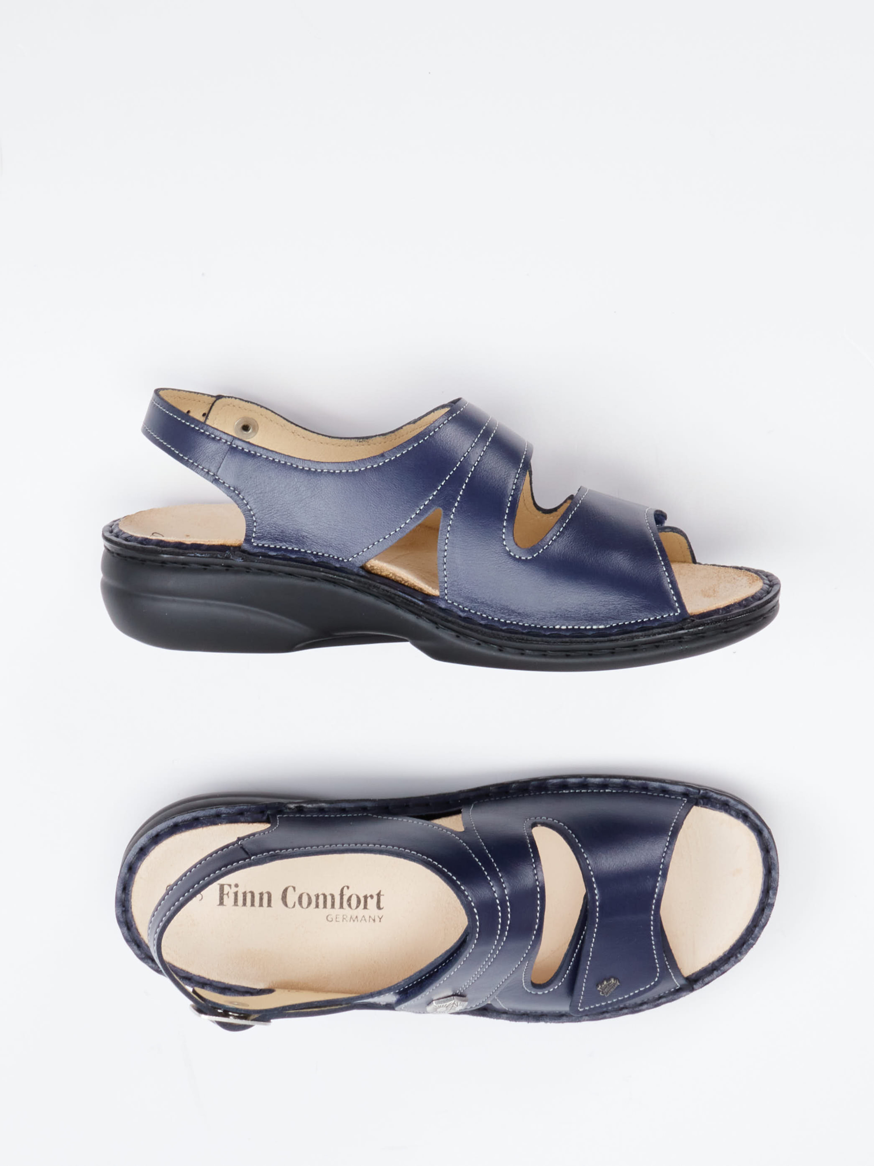 Buy the Finn Comfort MILOS Finn Comfort Sandal in dark blue | Zumnorde
