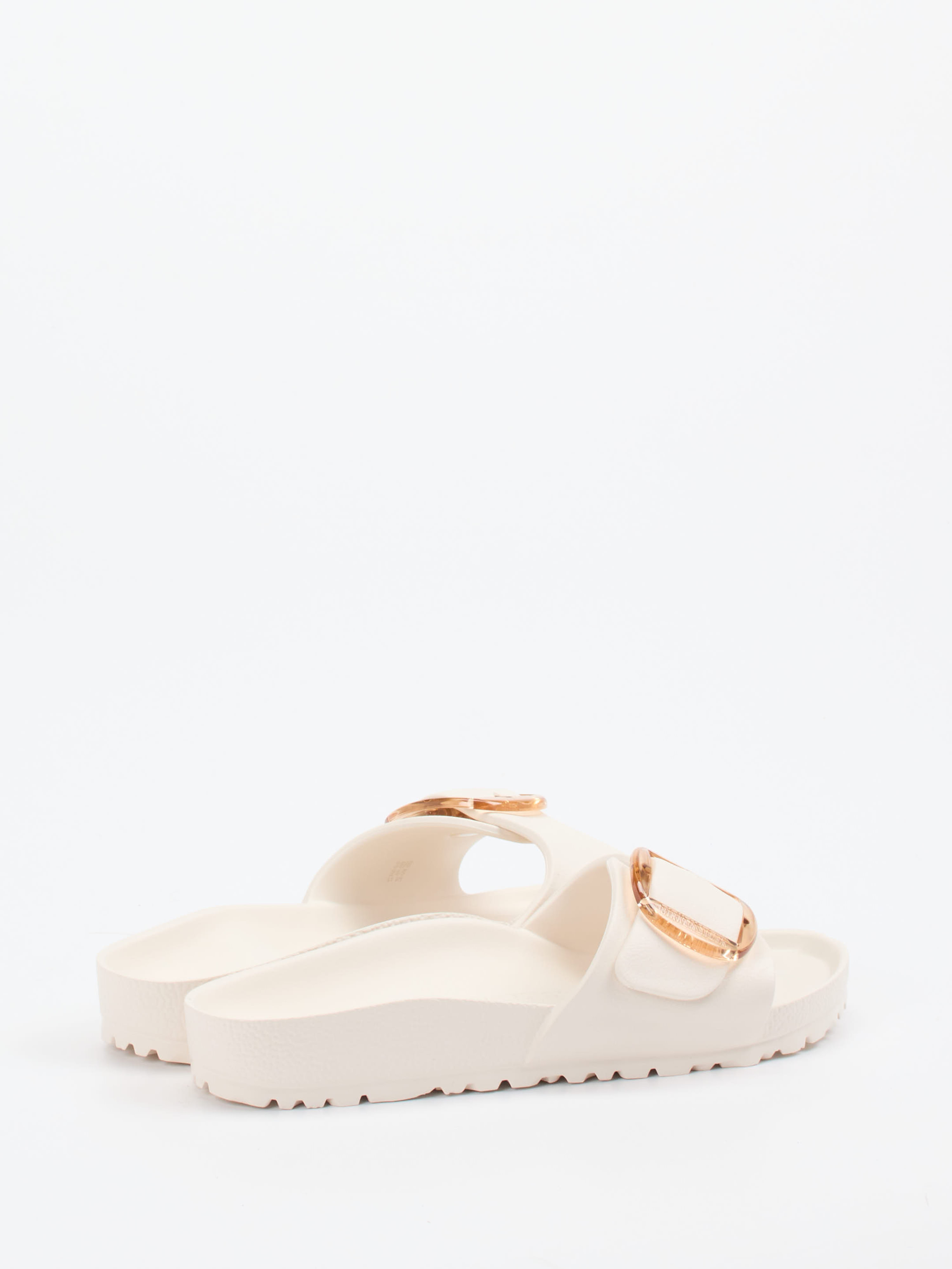 Badepantolette Madrid Big Buckle beige 7121399000303
