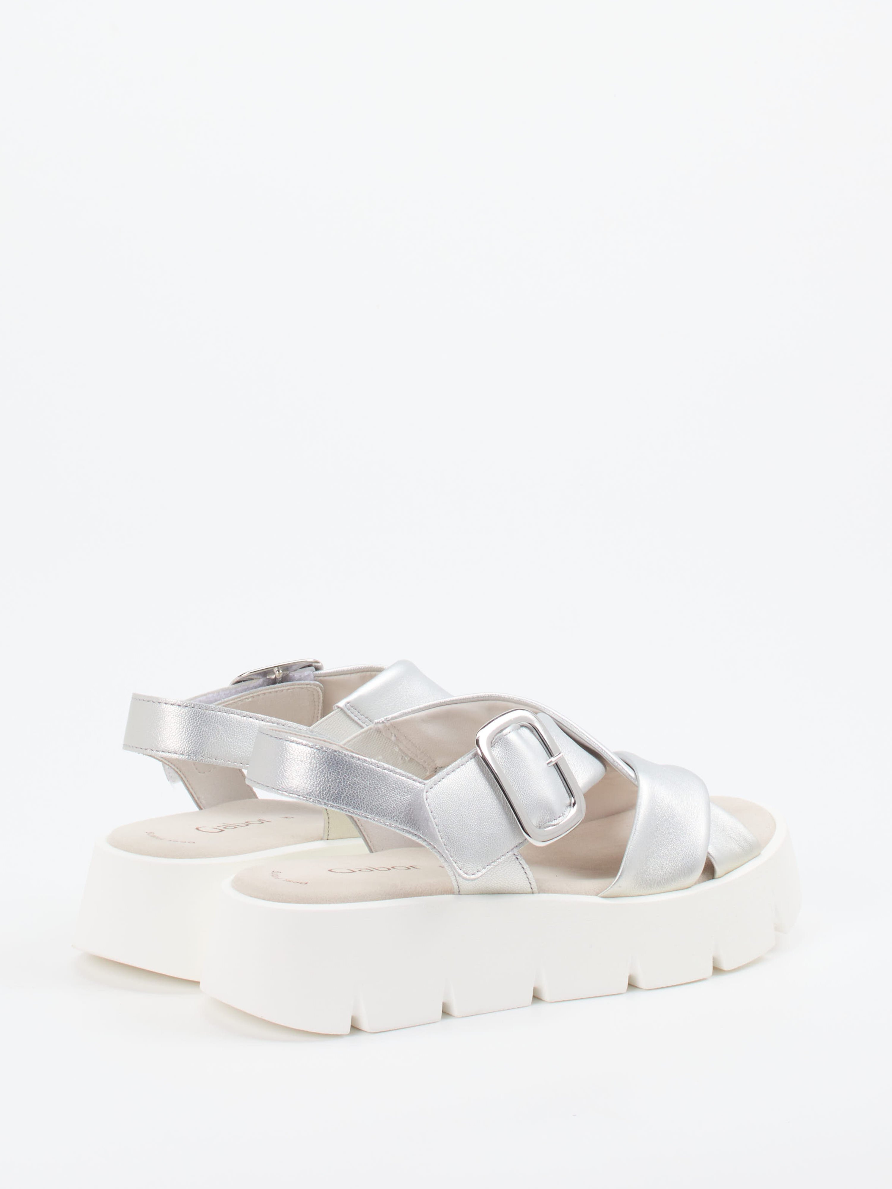 Keilsandalette silber 1255449000603