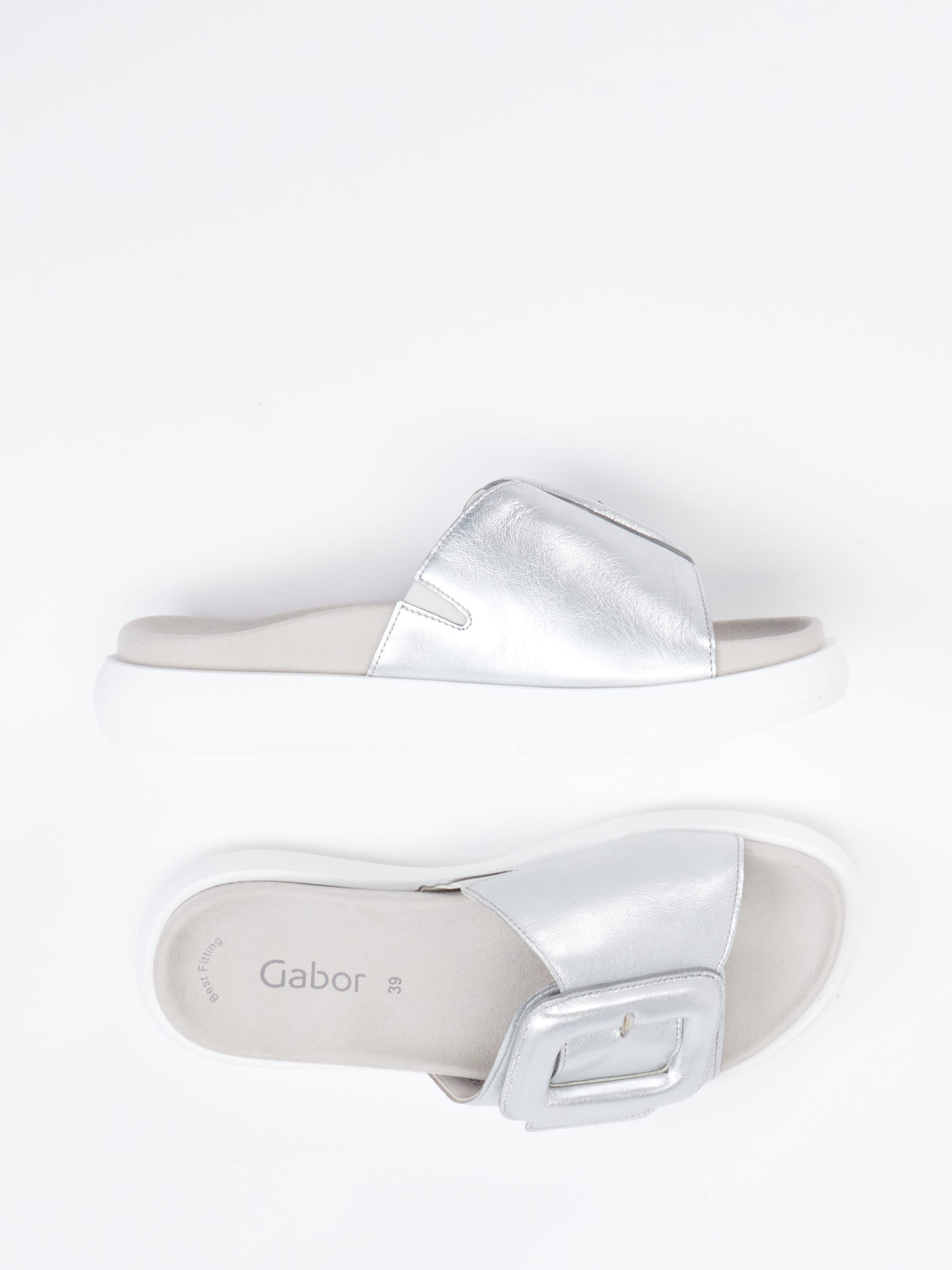 Pantolette silber 1101449001104