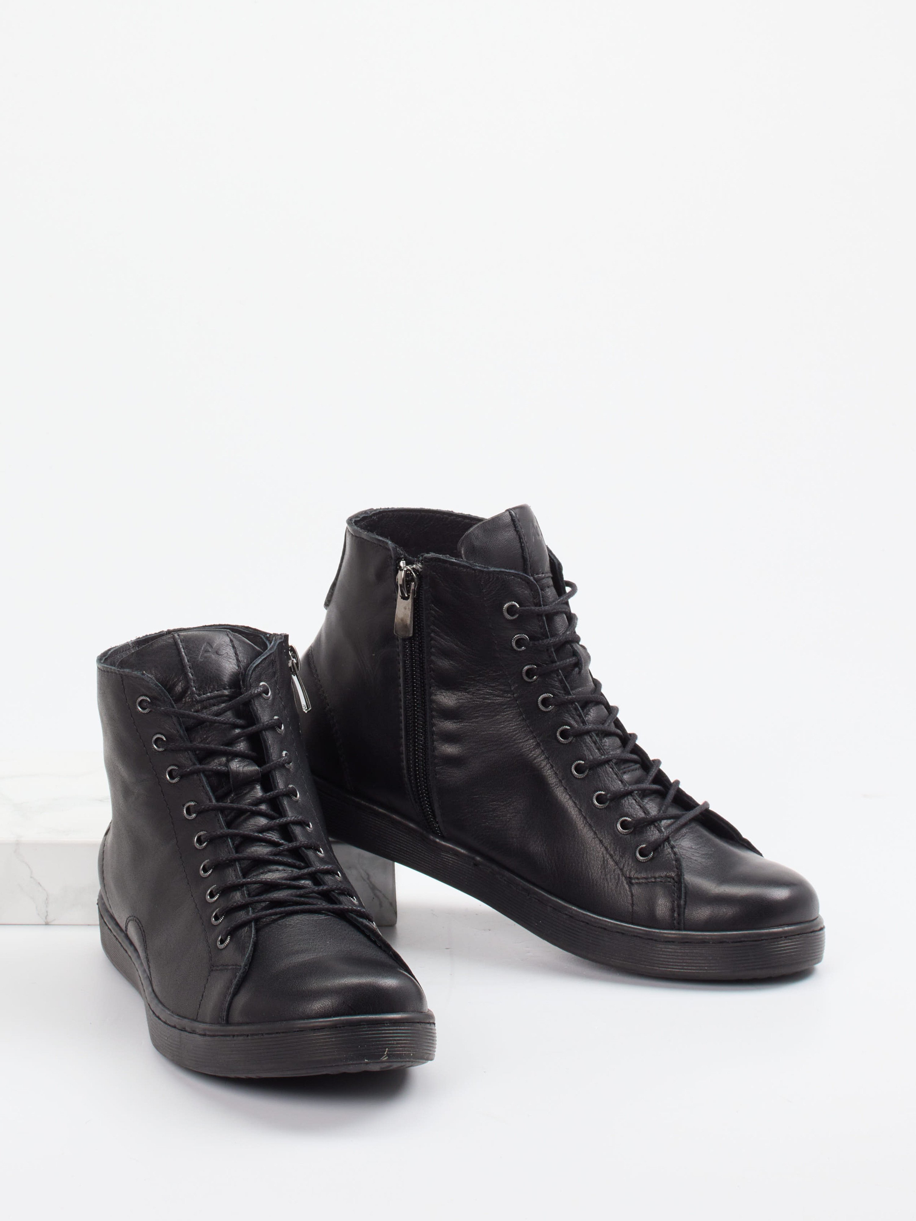 Schnürstiefelette schwarz 2751009039404