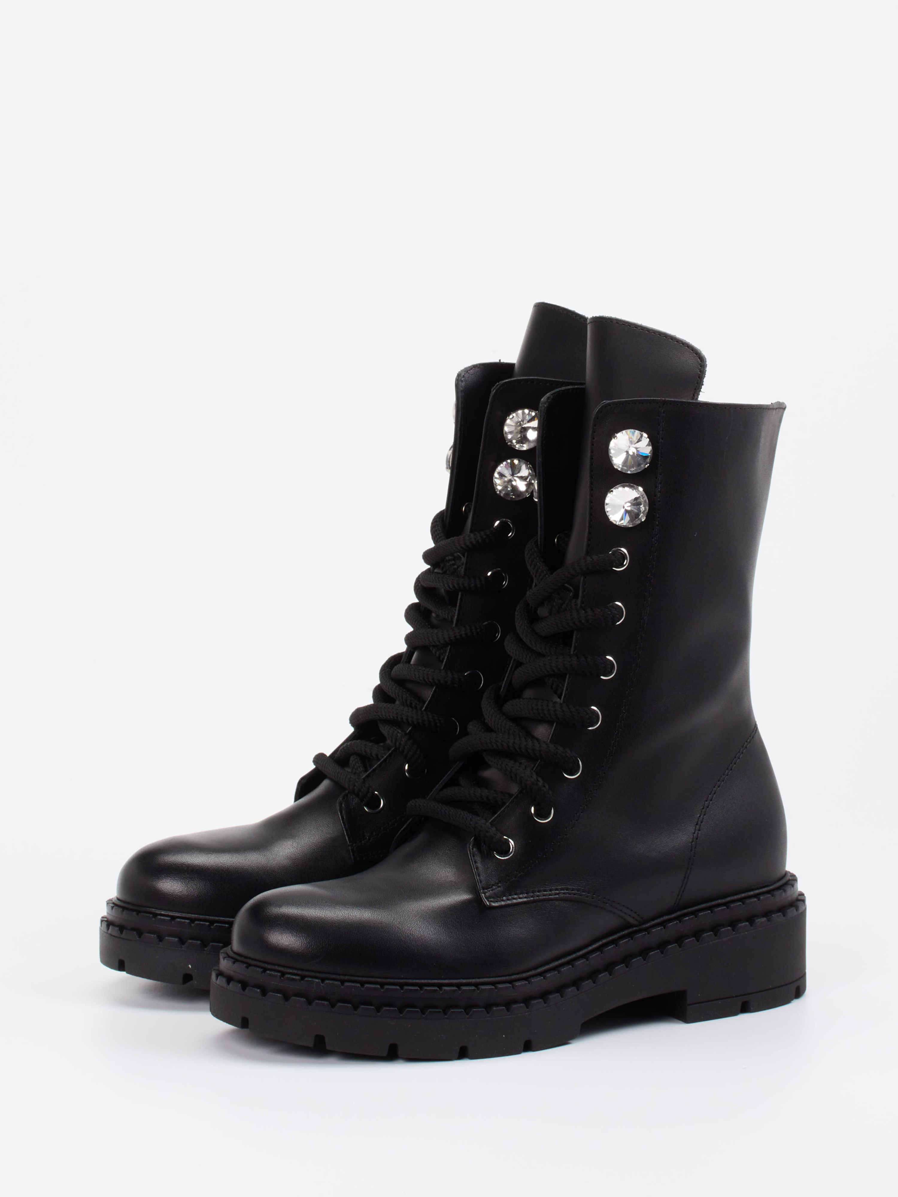 Schnürstiefelette schwarz 1725009010702