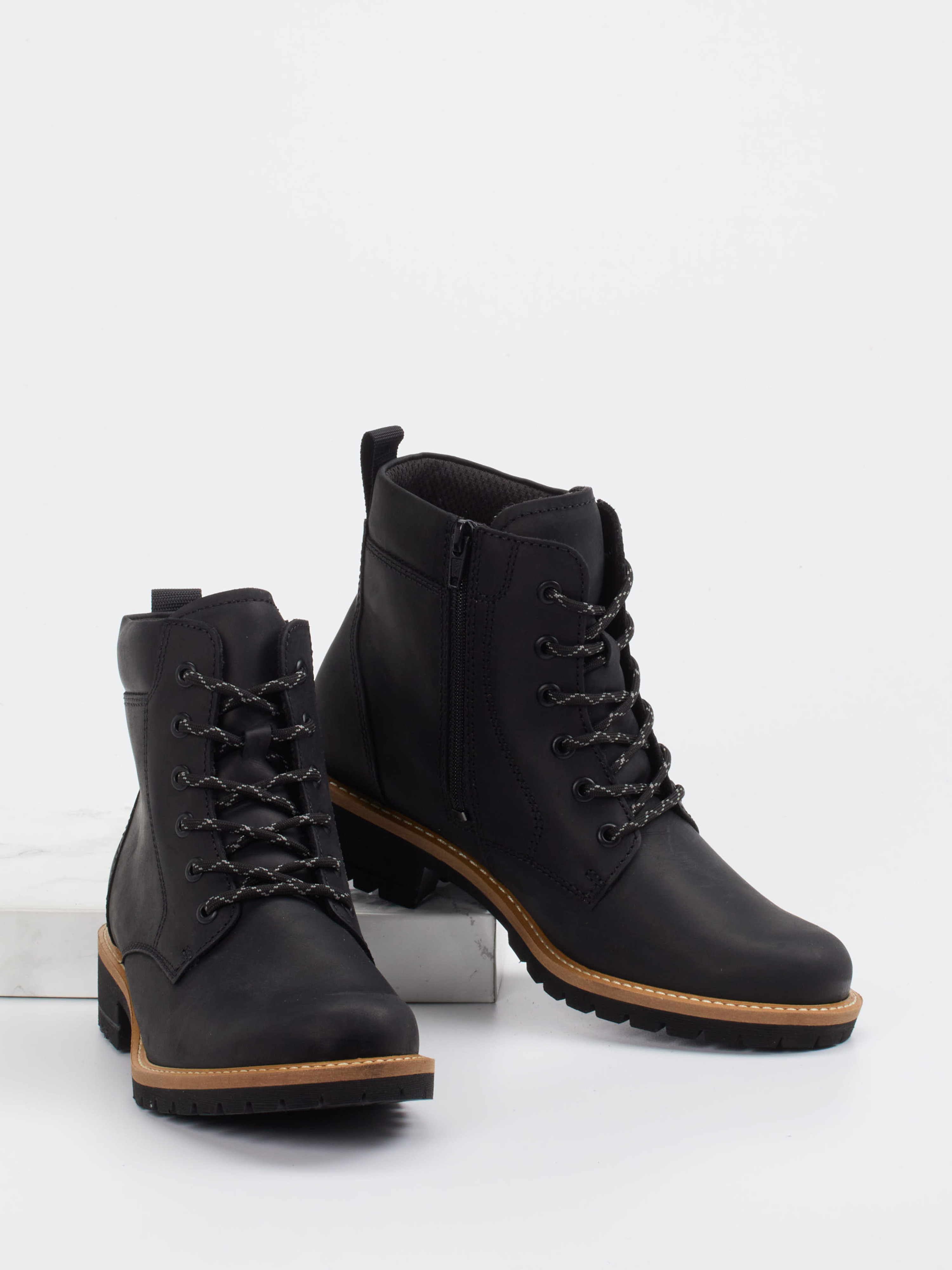 Schnürstiefelette schwarz 1701009015504
