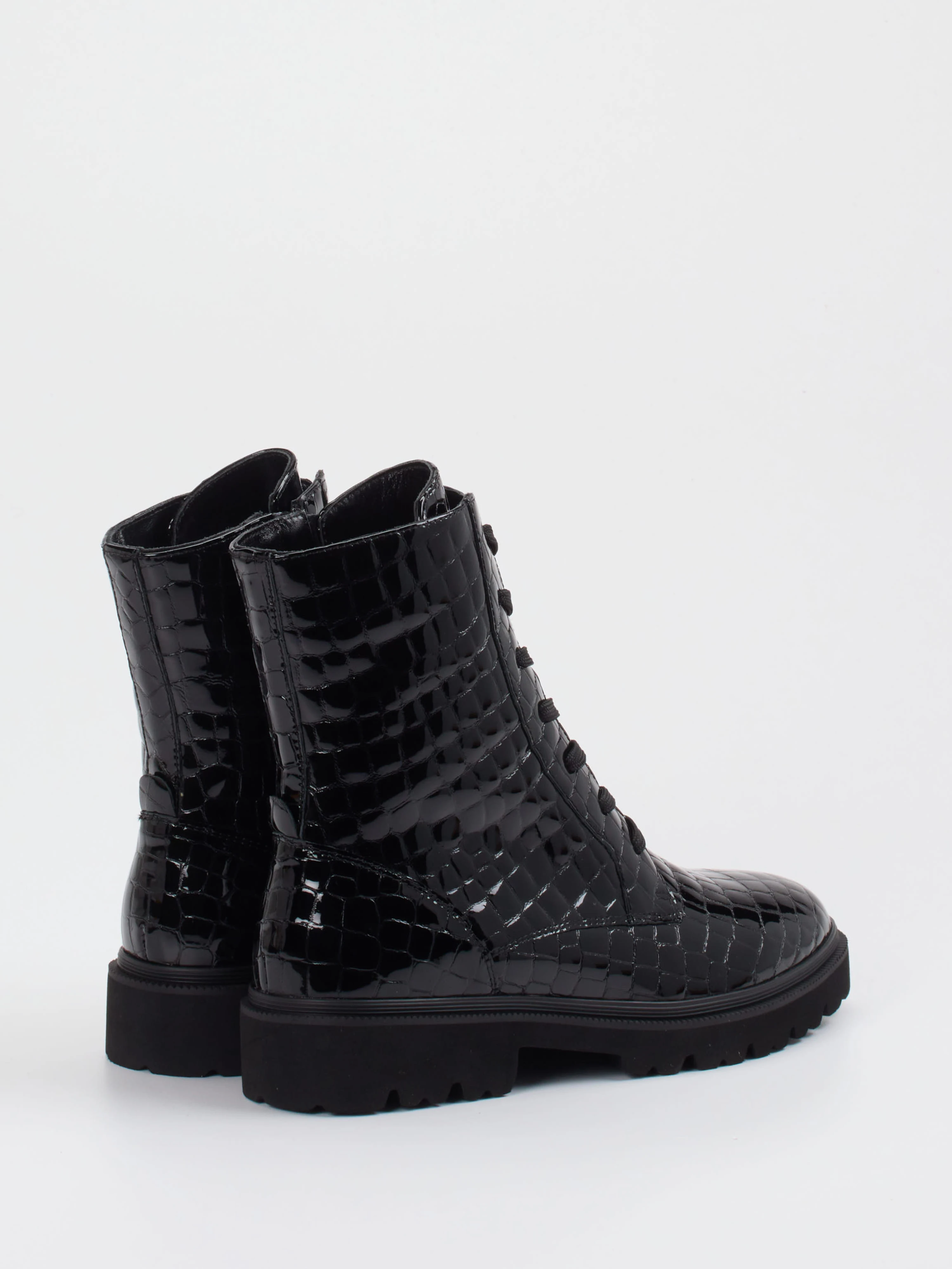 Schnürstiefelette schwarz 1723009019303