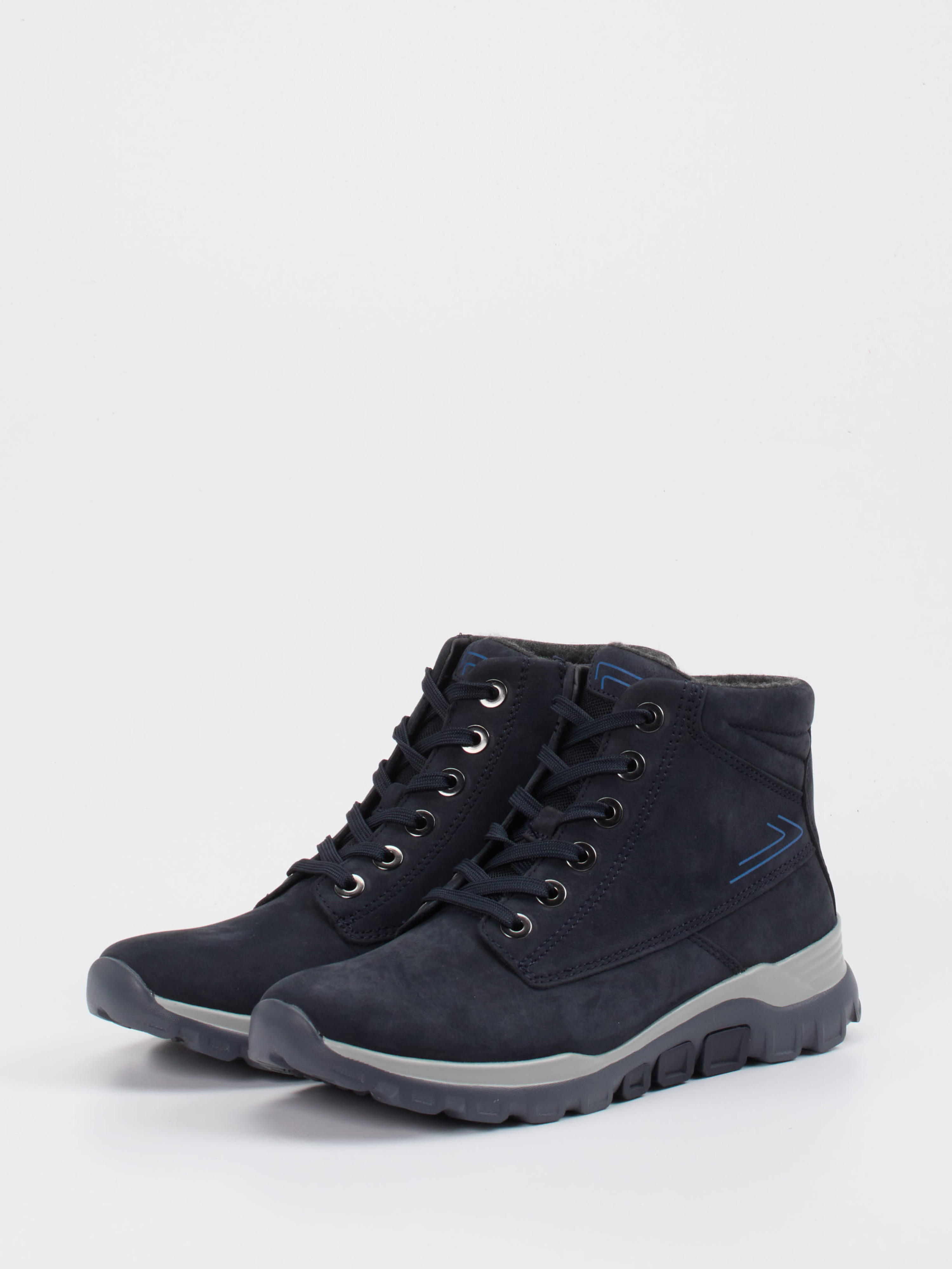 Schnürstiefelette blau 2751109013002