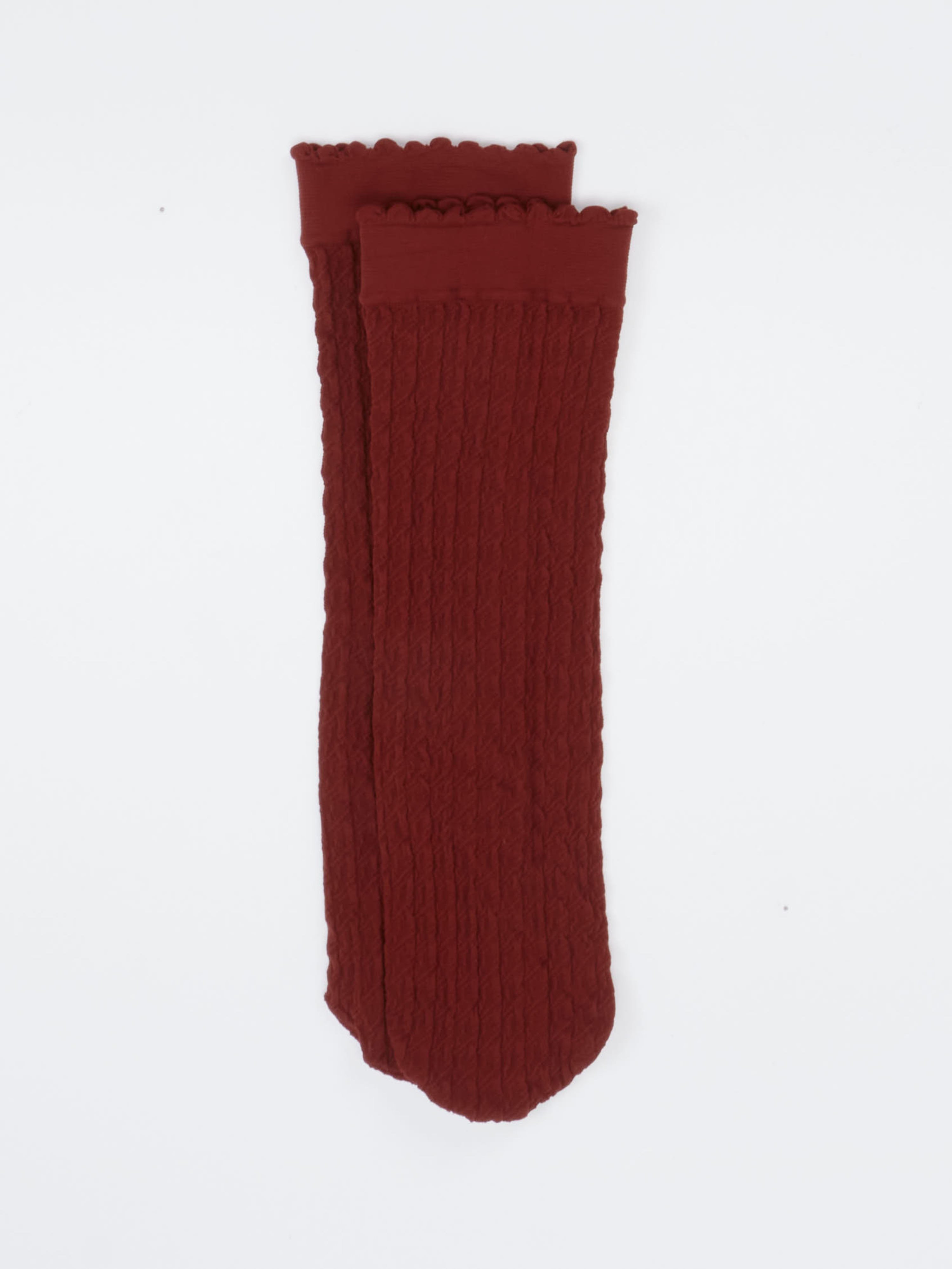 Posh Pulse 50 DEN Damen Socken rot 9190509001106