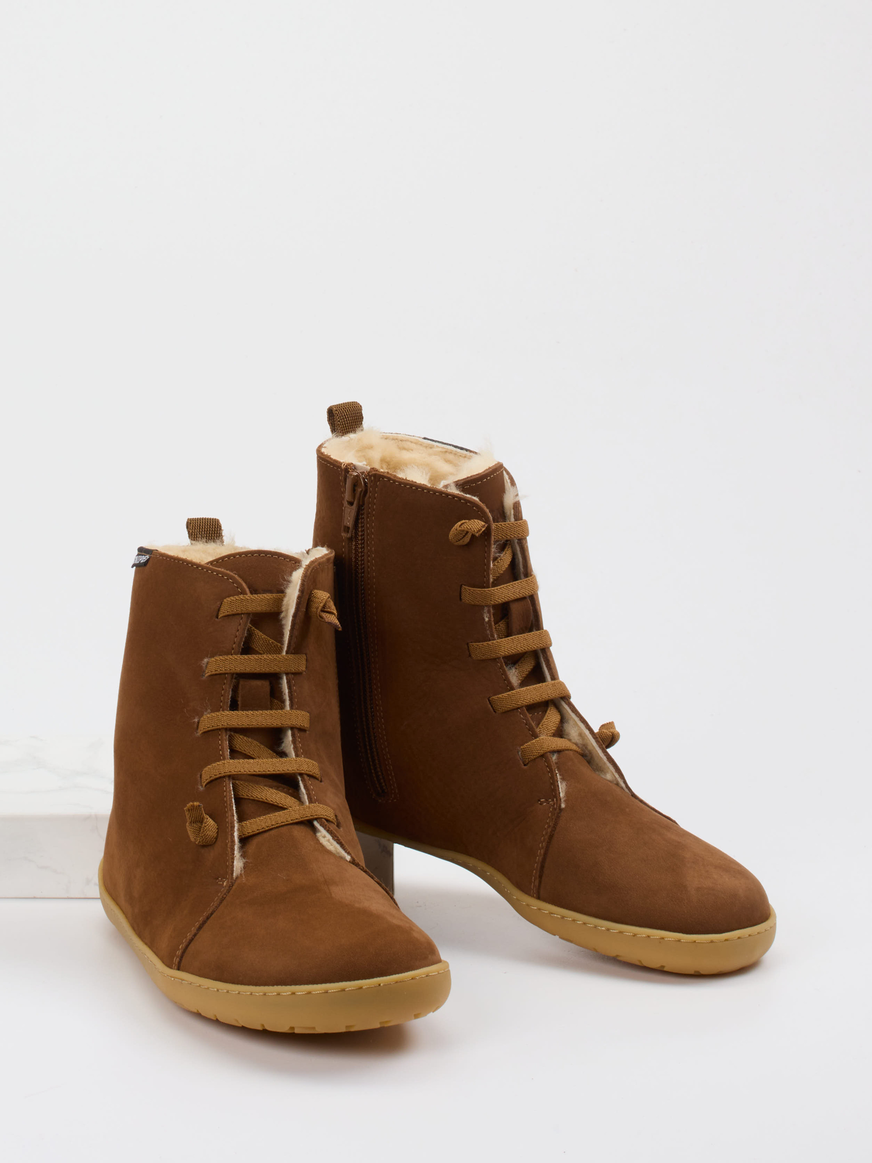 Schnürstiefelette braun 1801289002104