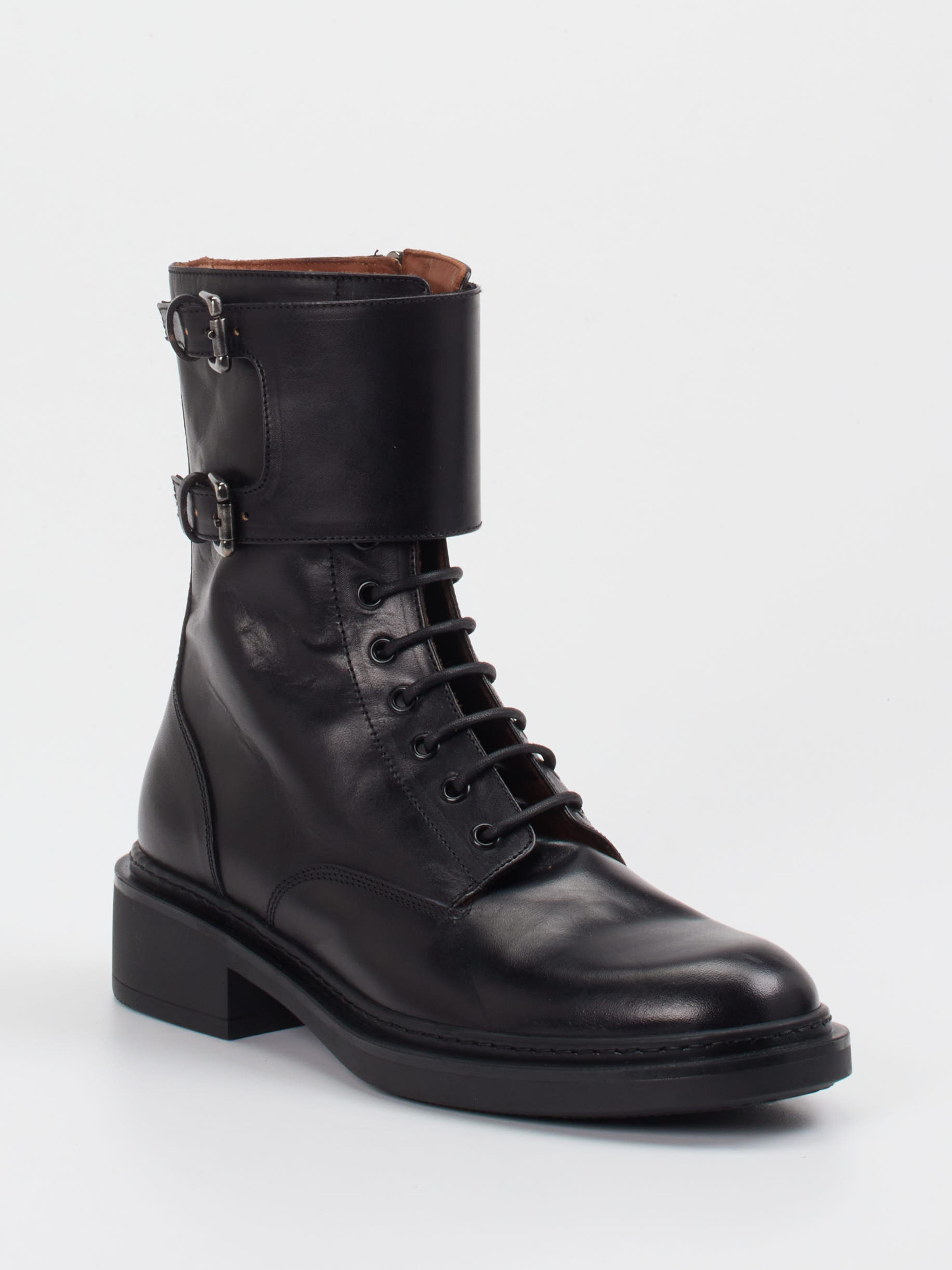 Schnürstiefelette schwarz 1723009019506