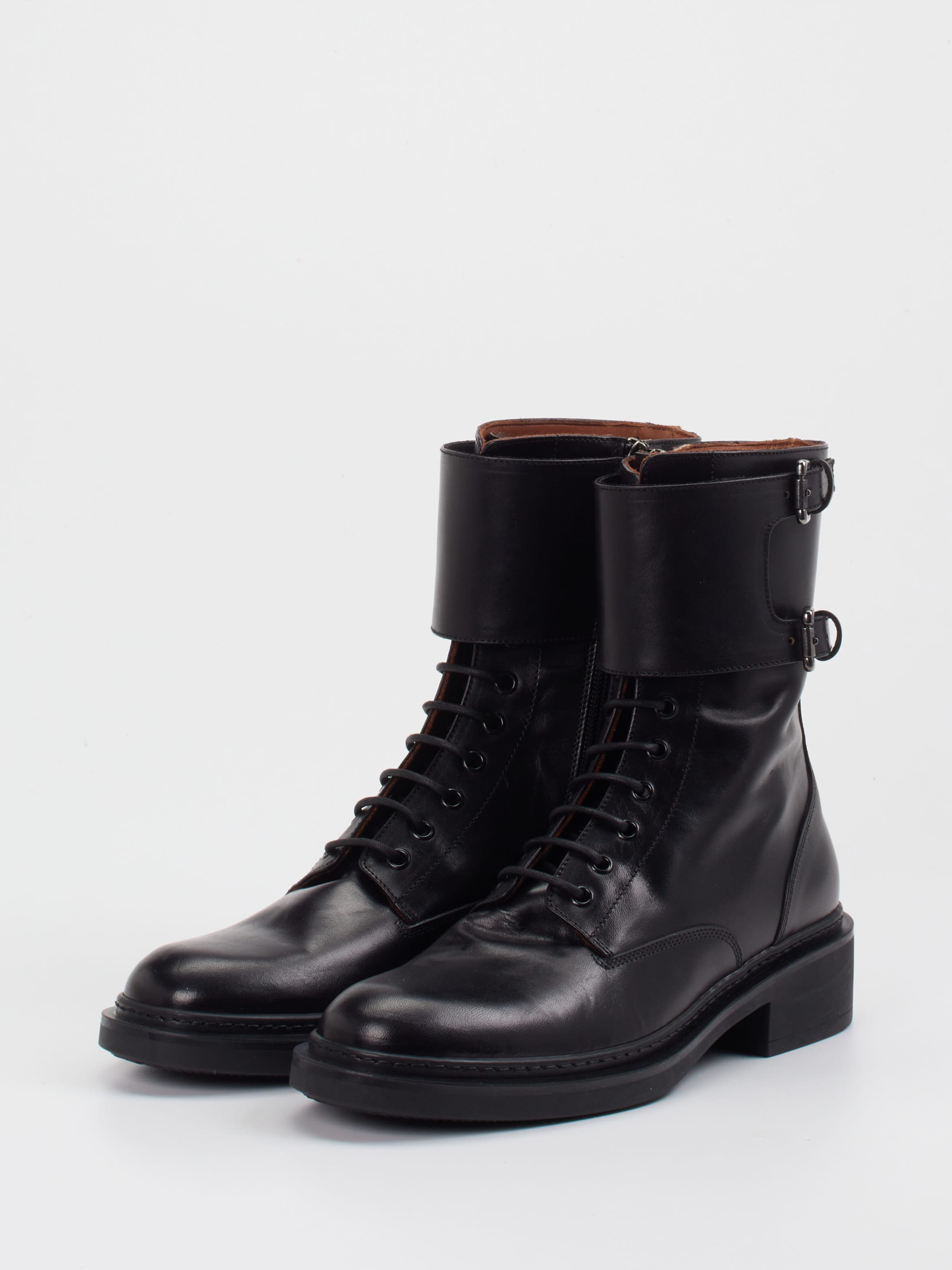 Schnürstiefelette schwarz 1723009019502