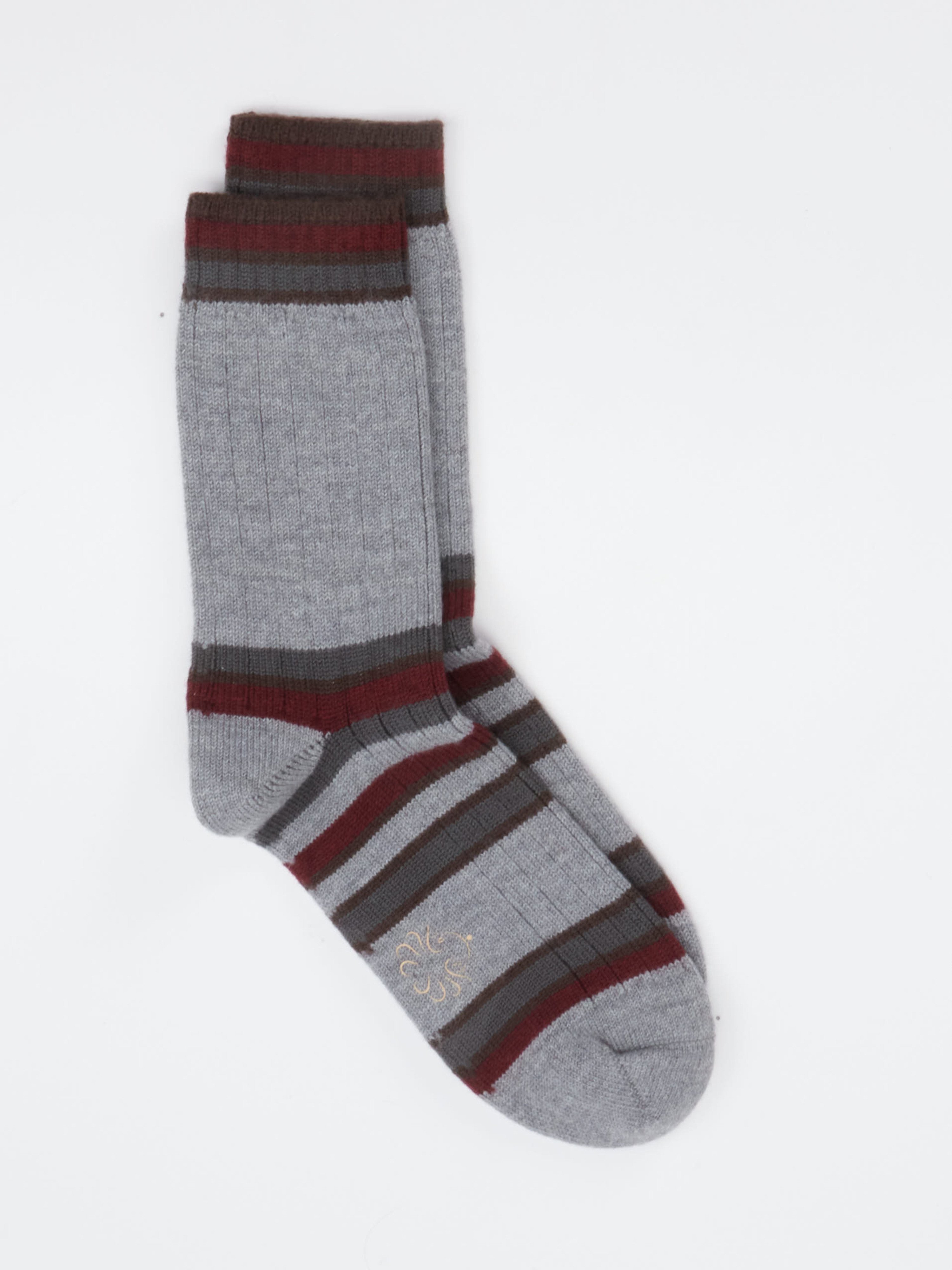 Damensocken gestreift multi 9191949001106