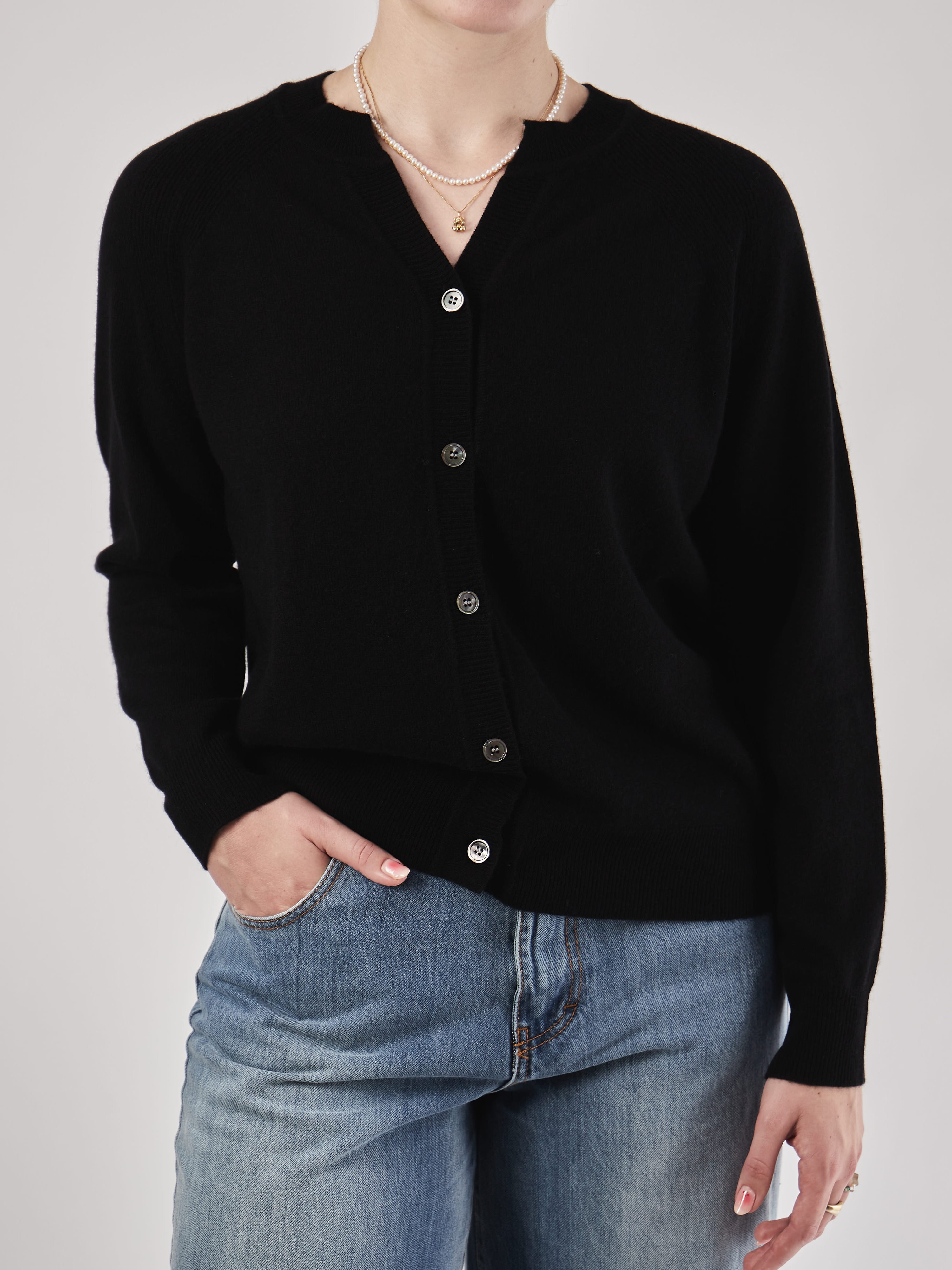 Cardigan & Strickjacke schwarz 9340009000206