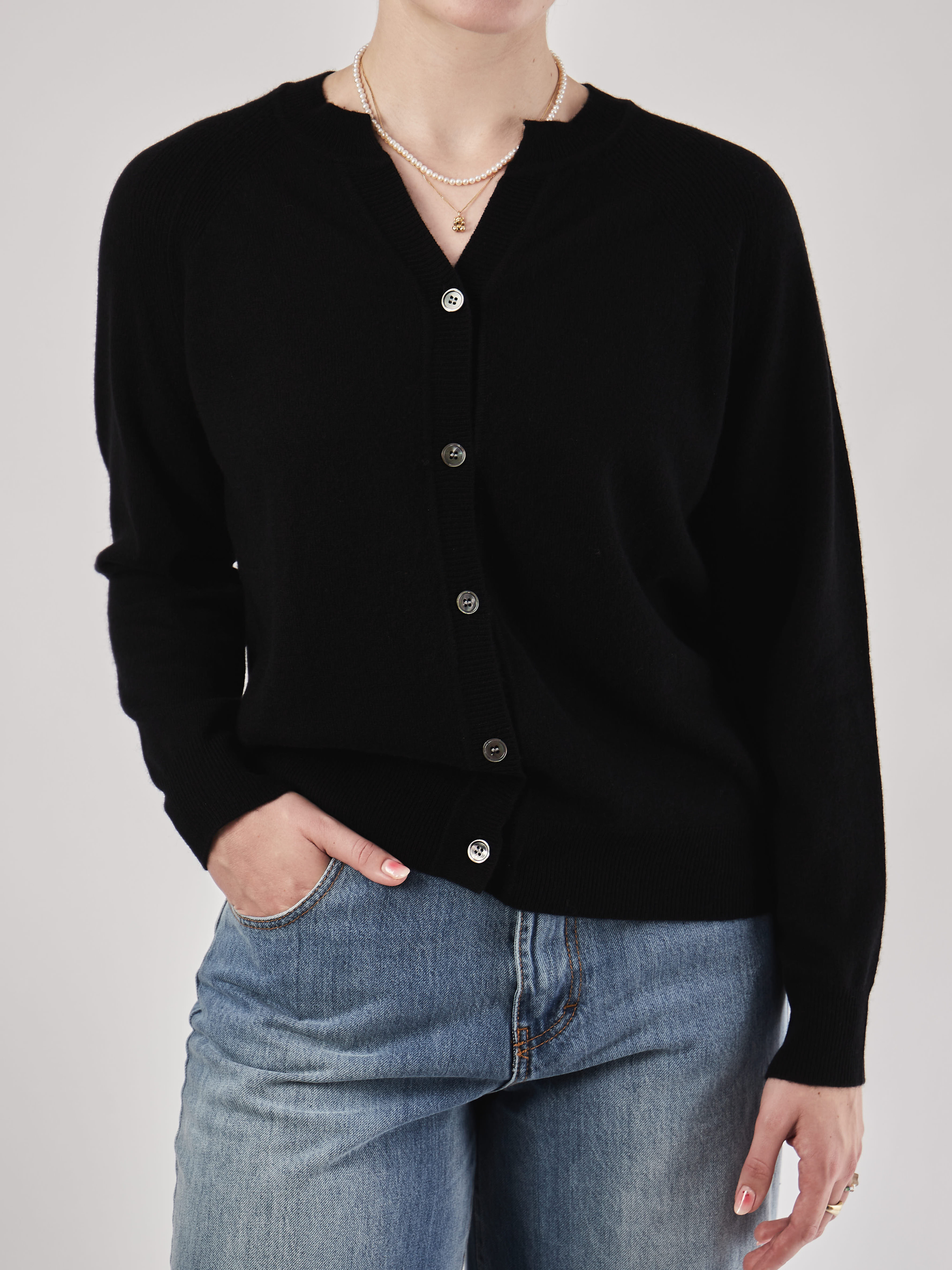 Cardigan & Strickjacke schwarz 9340009000206