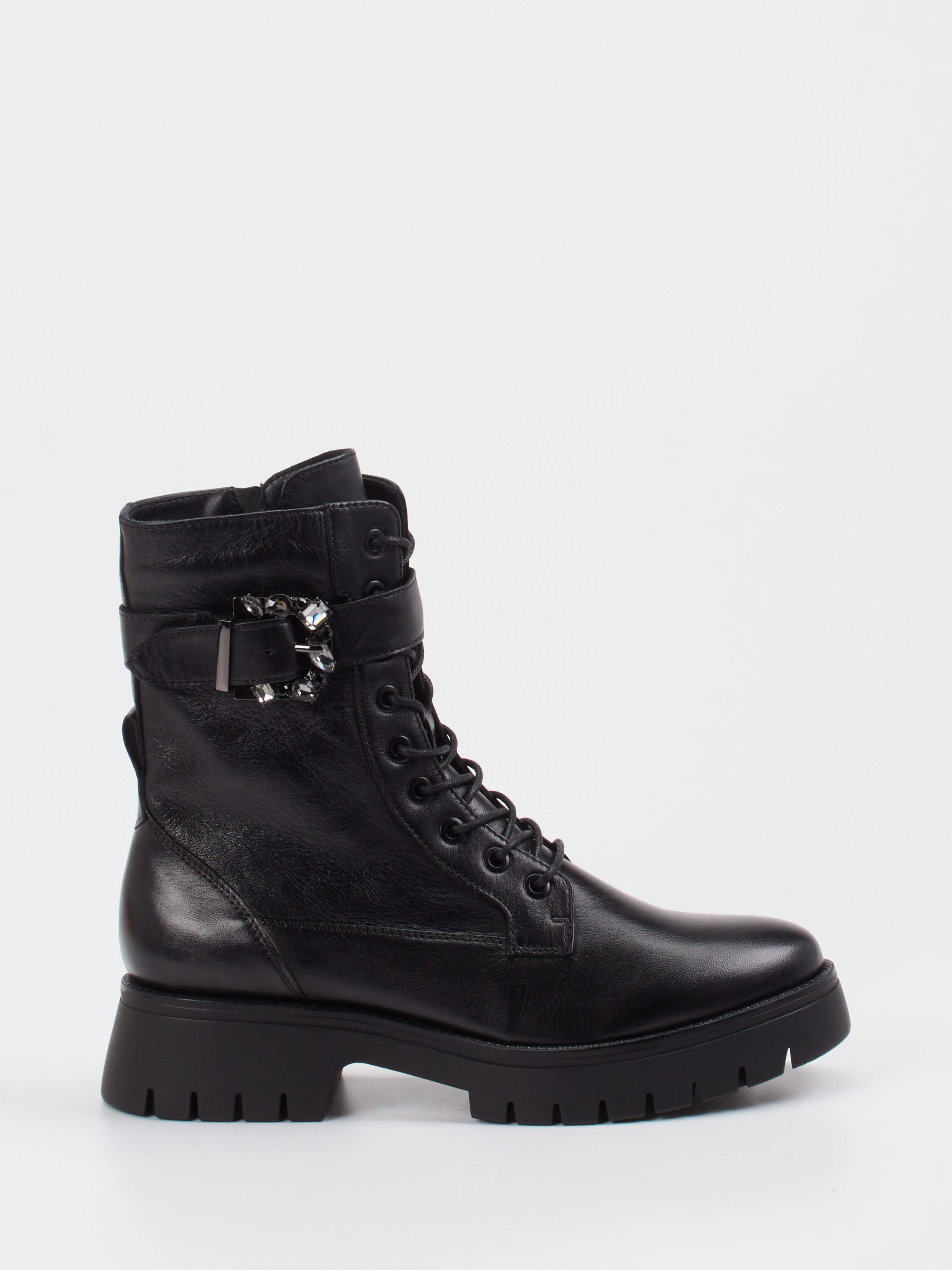 Schnürstiefelette schwarz 1725009010801