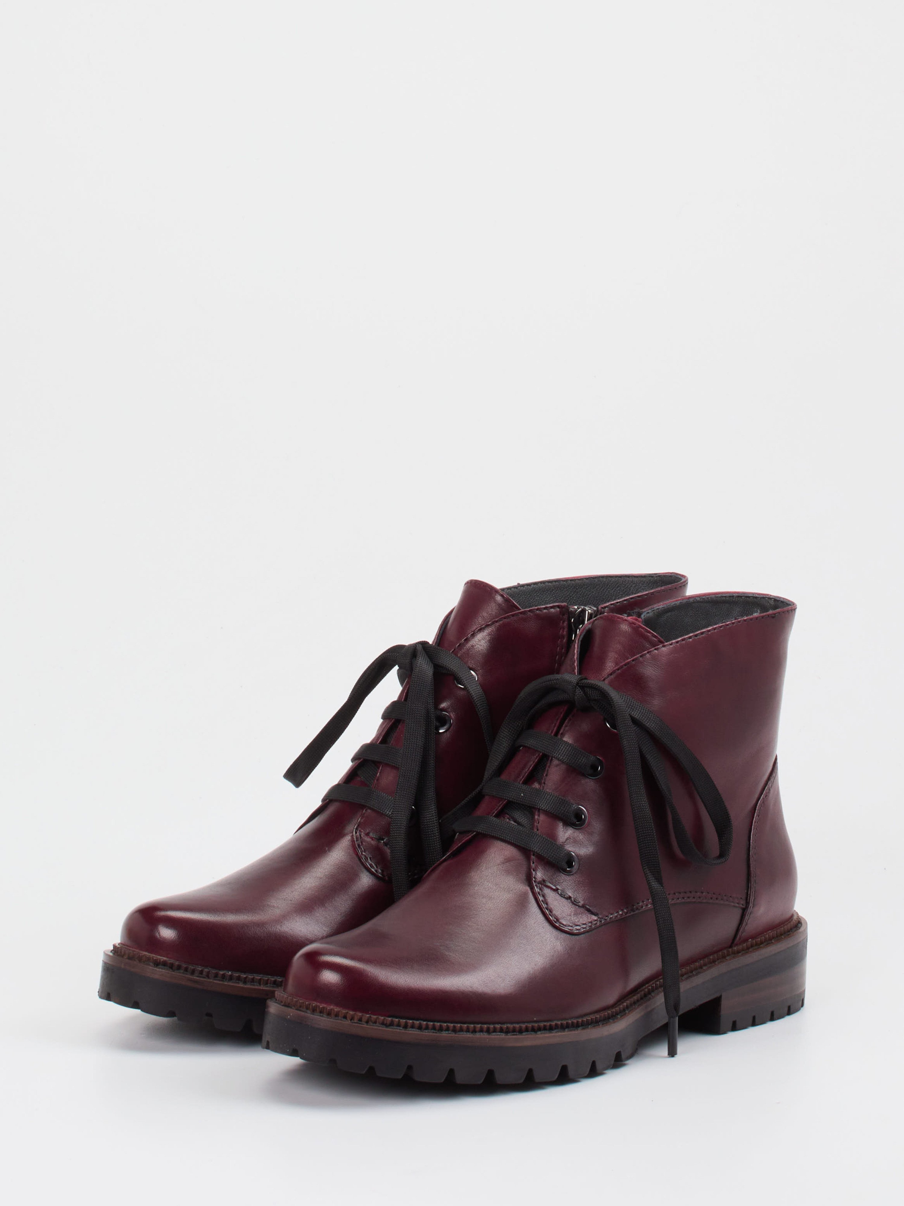 Schnürstiefelette rot 1703509000802