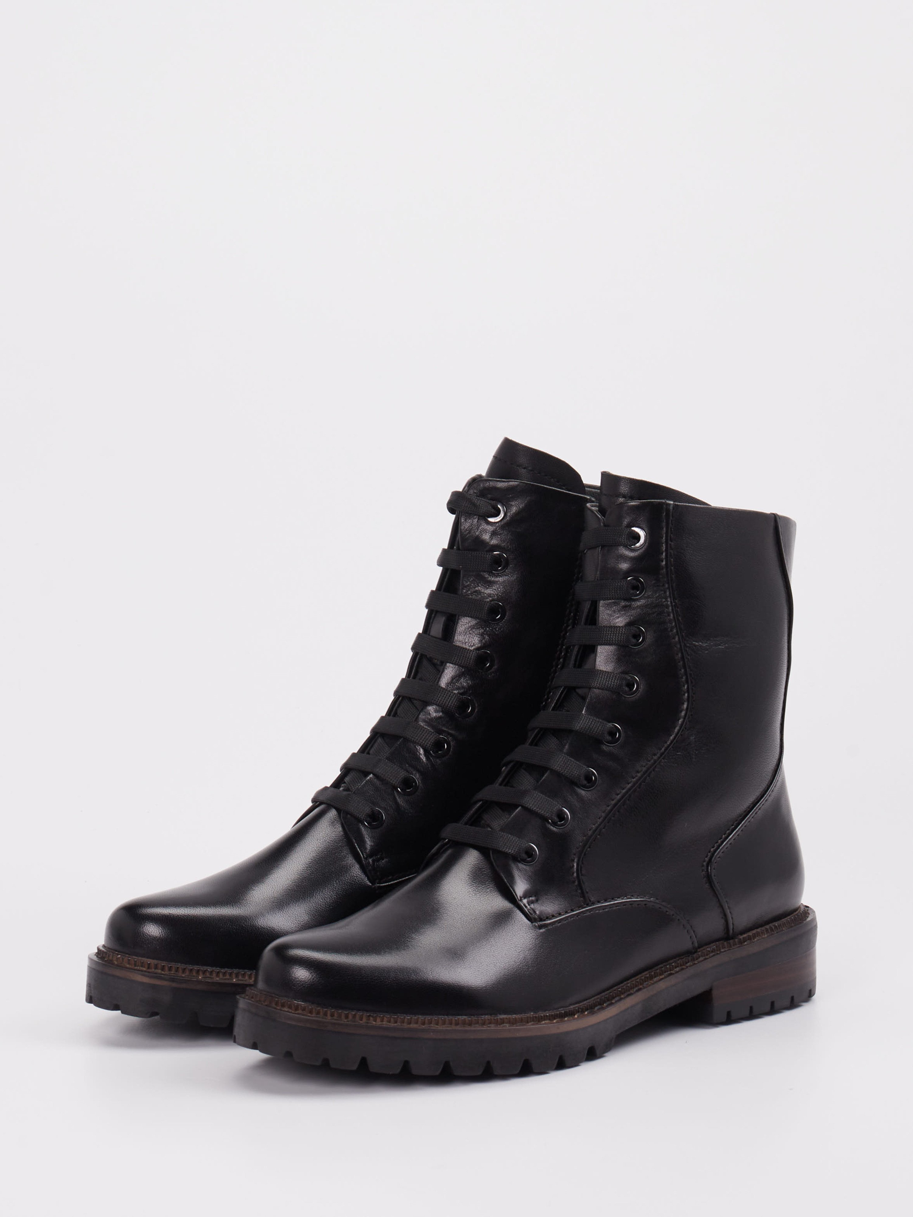 Schnürstiefelette schwarz 1723009019802
