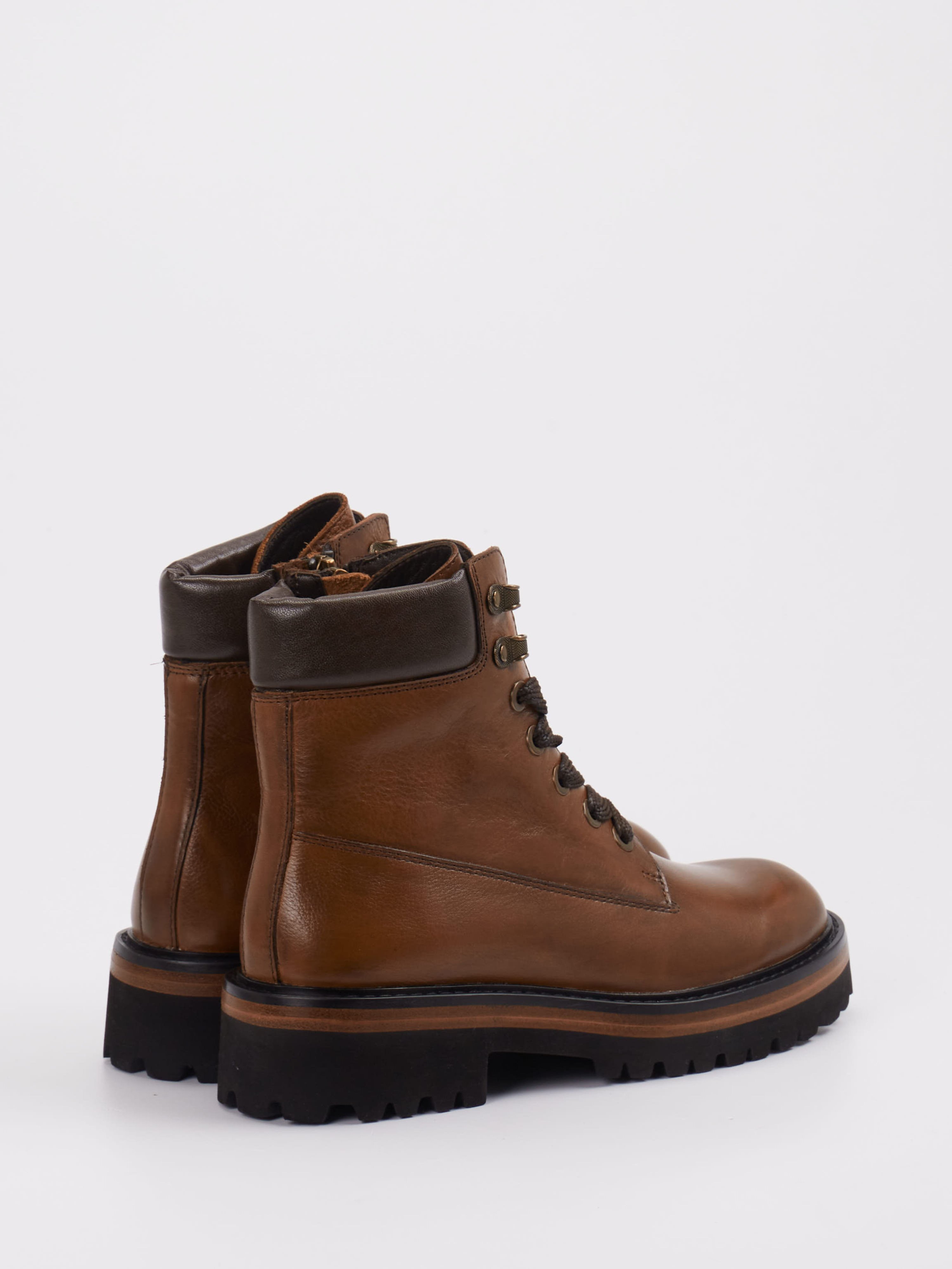 Schnürstiefelette braun 1723289002903
