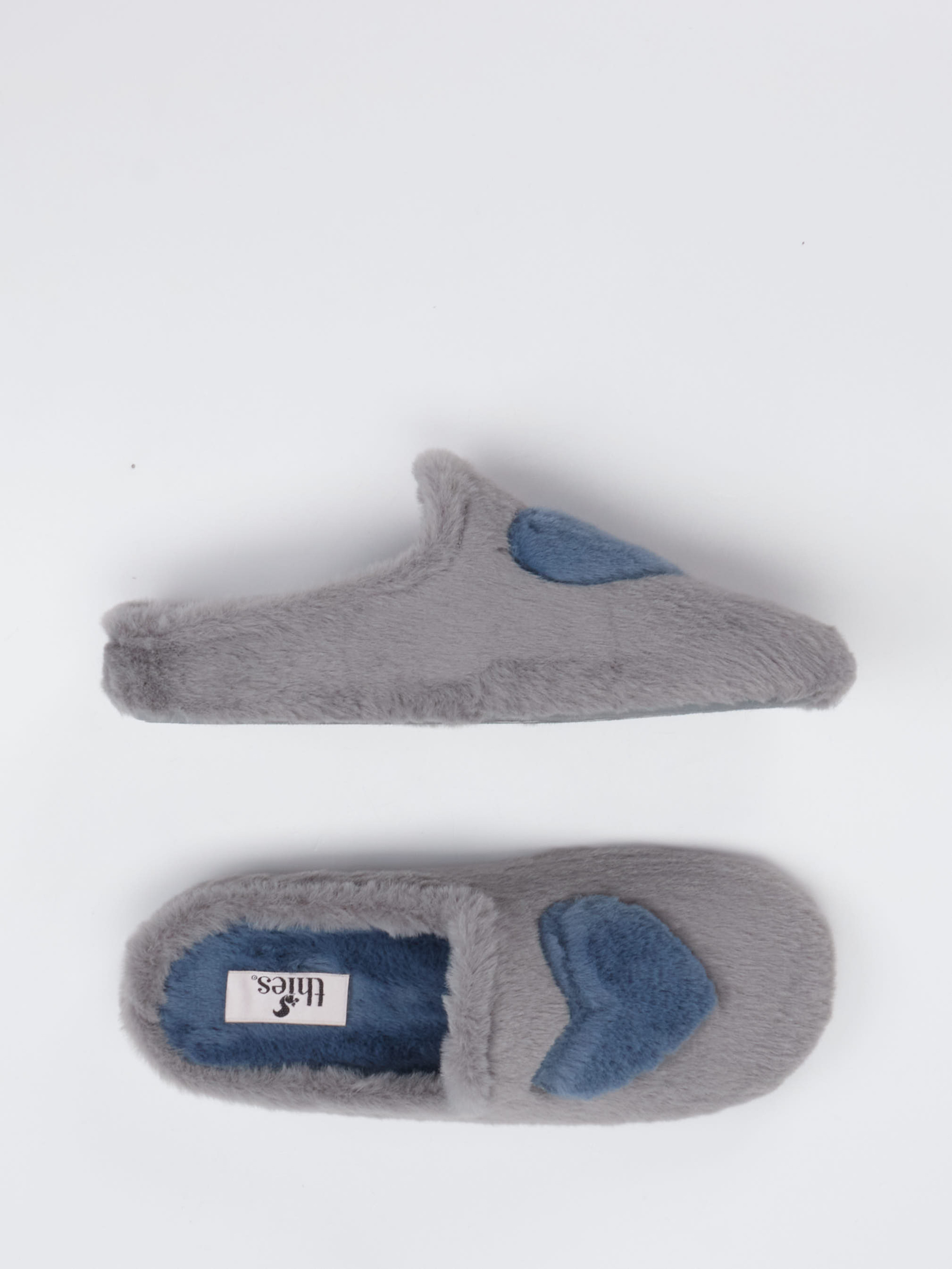 Hausschuh grau 7163451000204