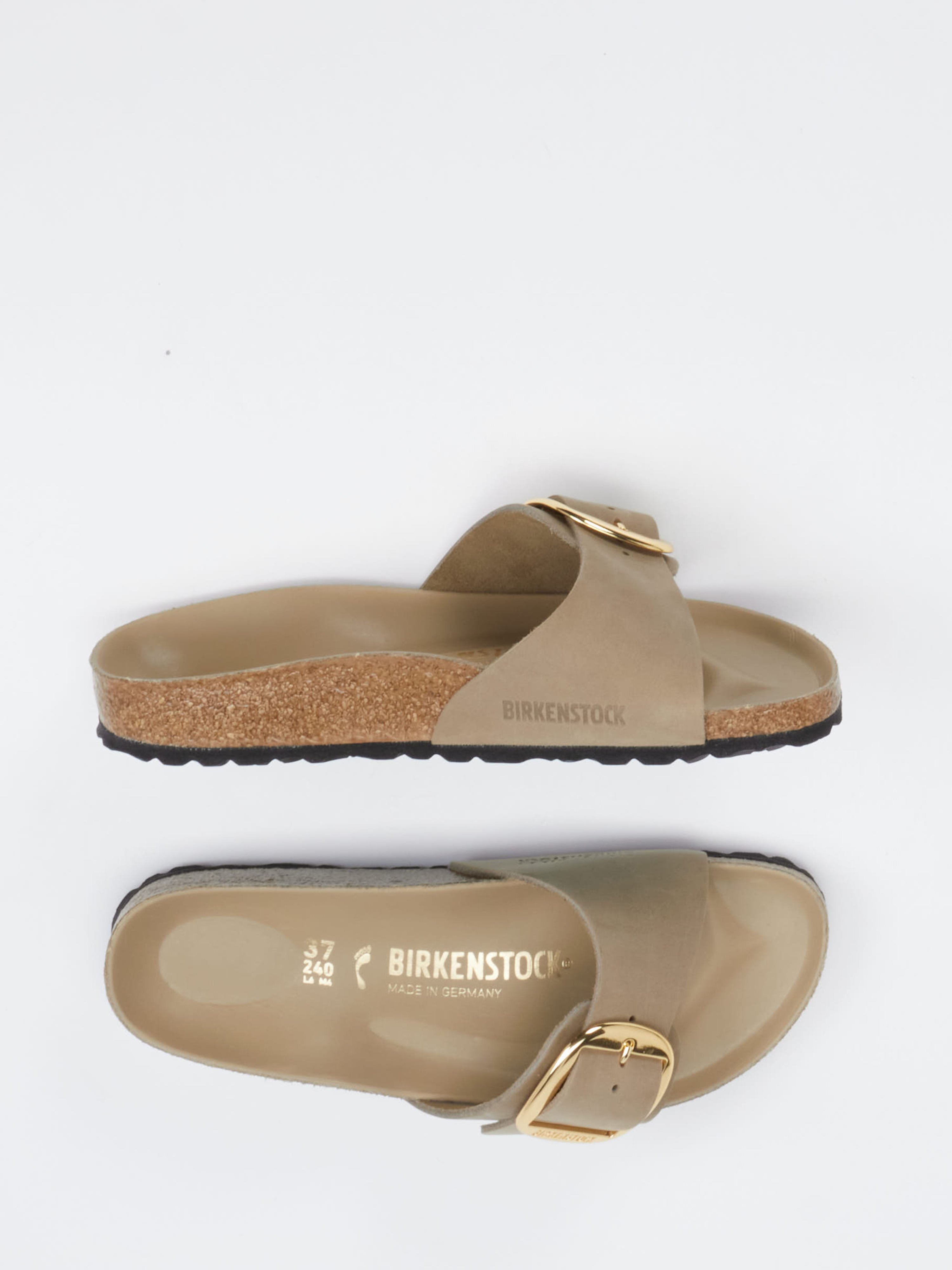 Pantolette Madrid Big Buckle braun 2110269000204