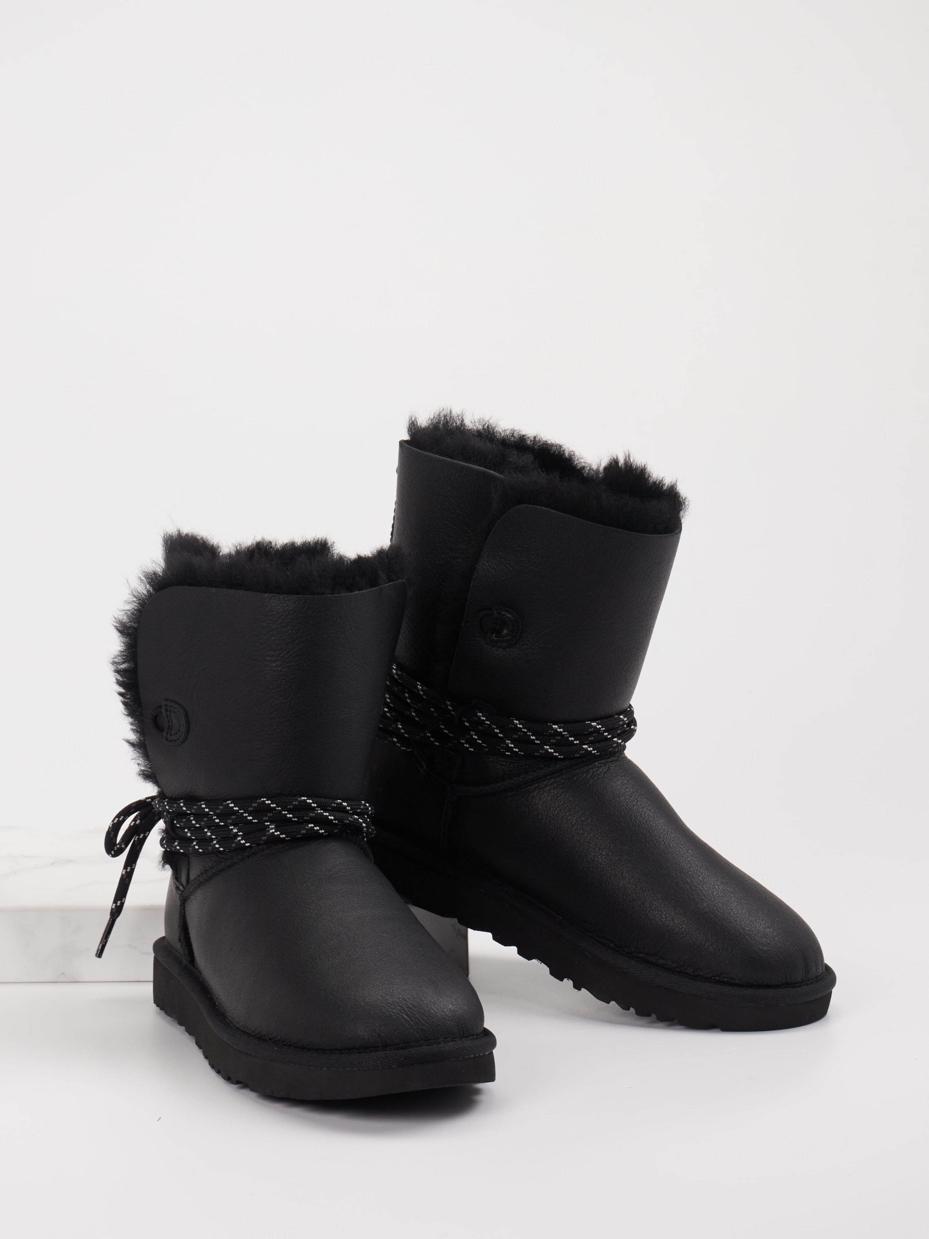 Stiefelette Bailey Tie Lthr schwarz 1811009011704