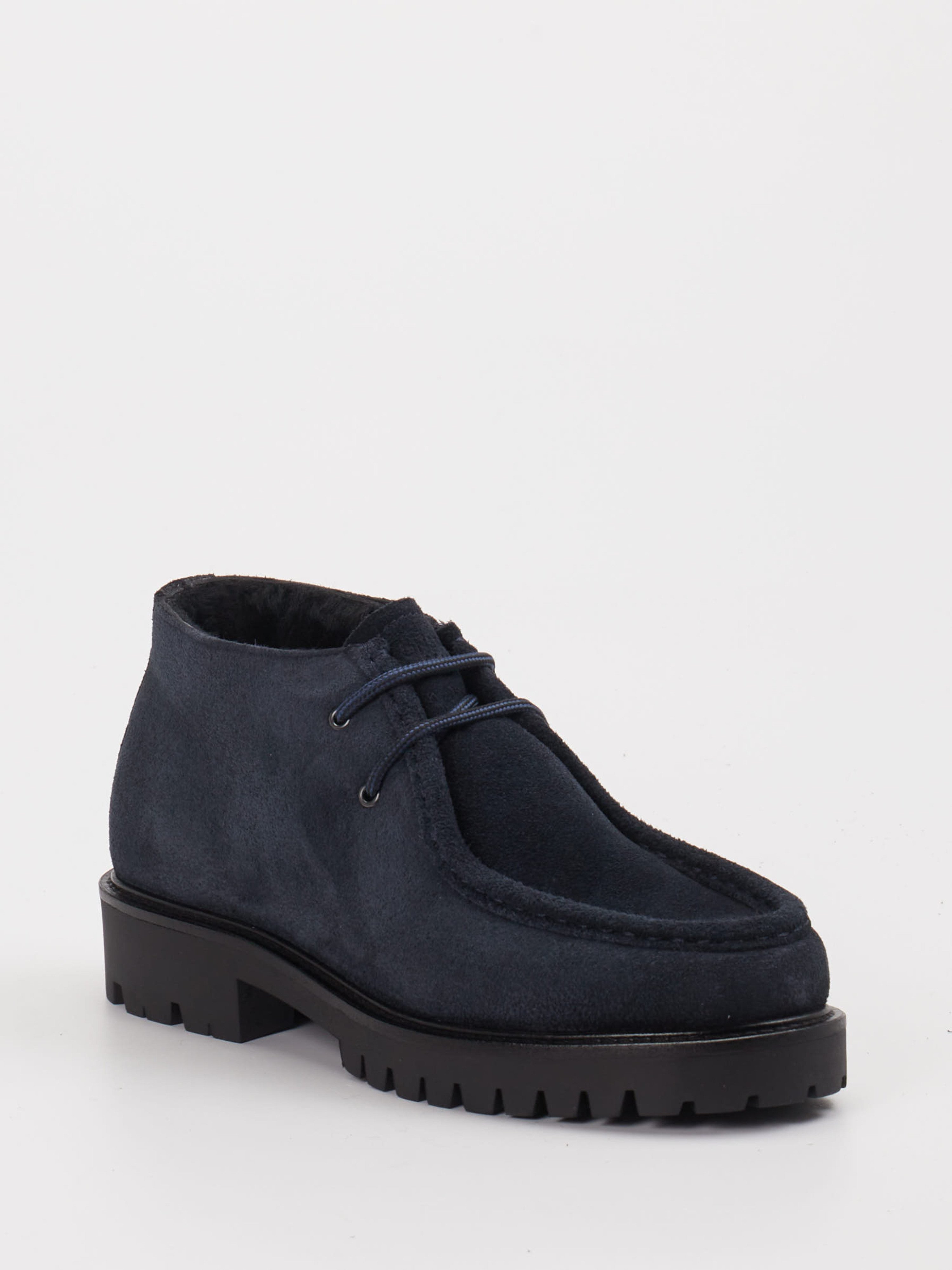 Schnürstiefelette blau 1821109000306