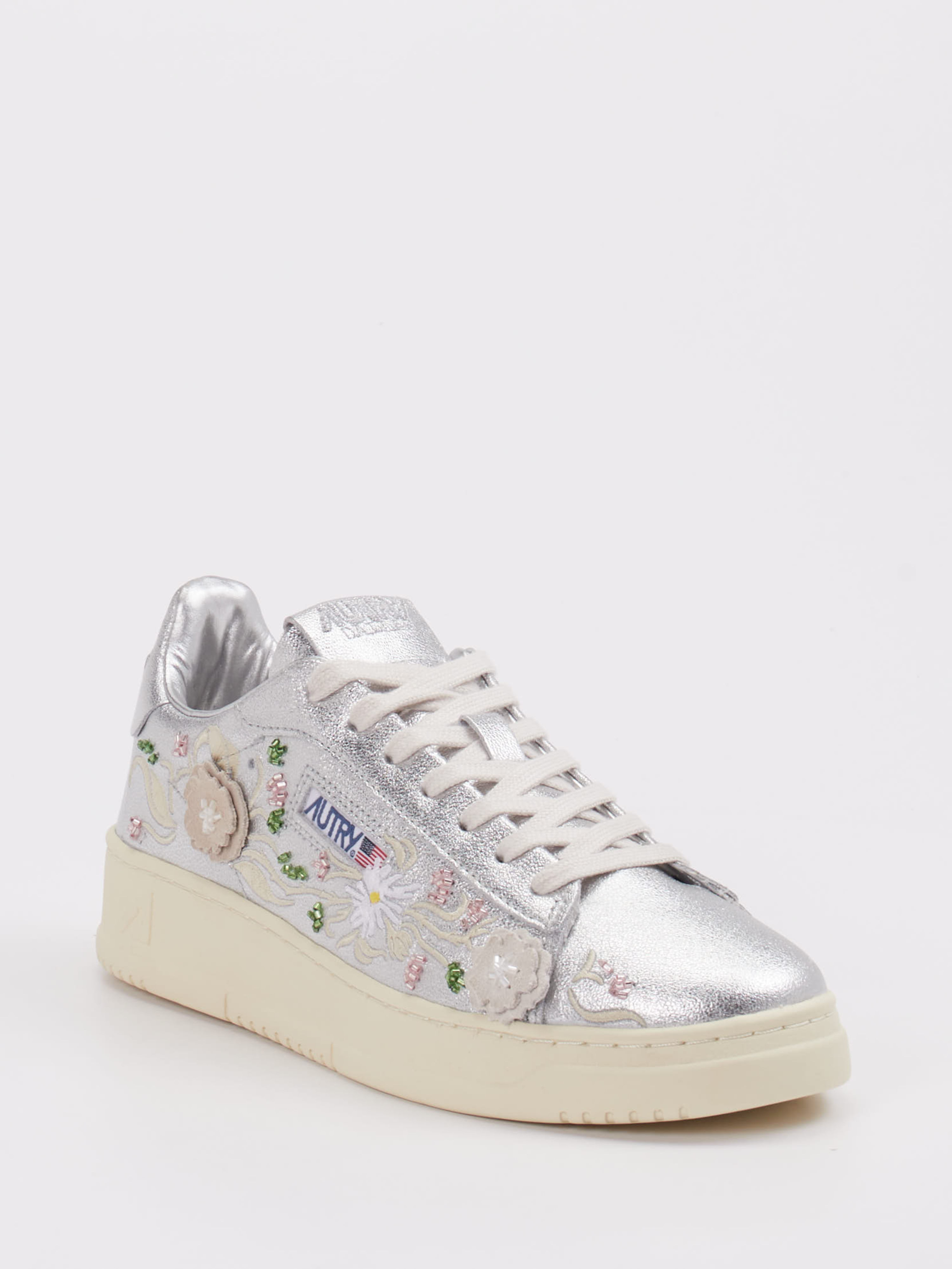 Sneaker Floral Dallas Low silber 1663449008606